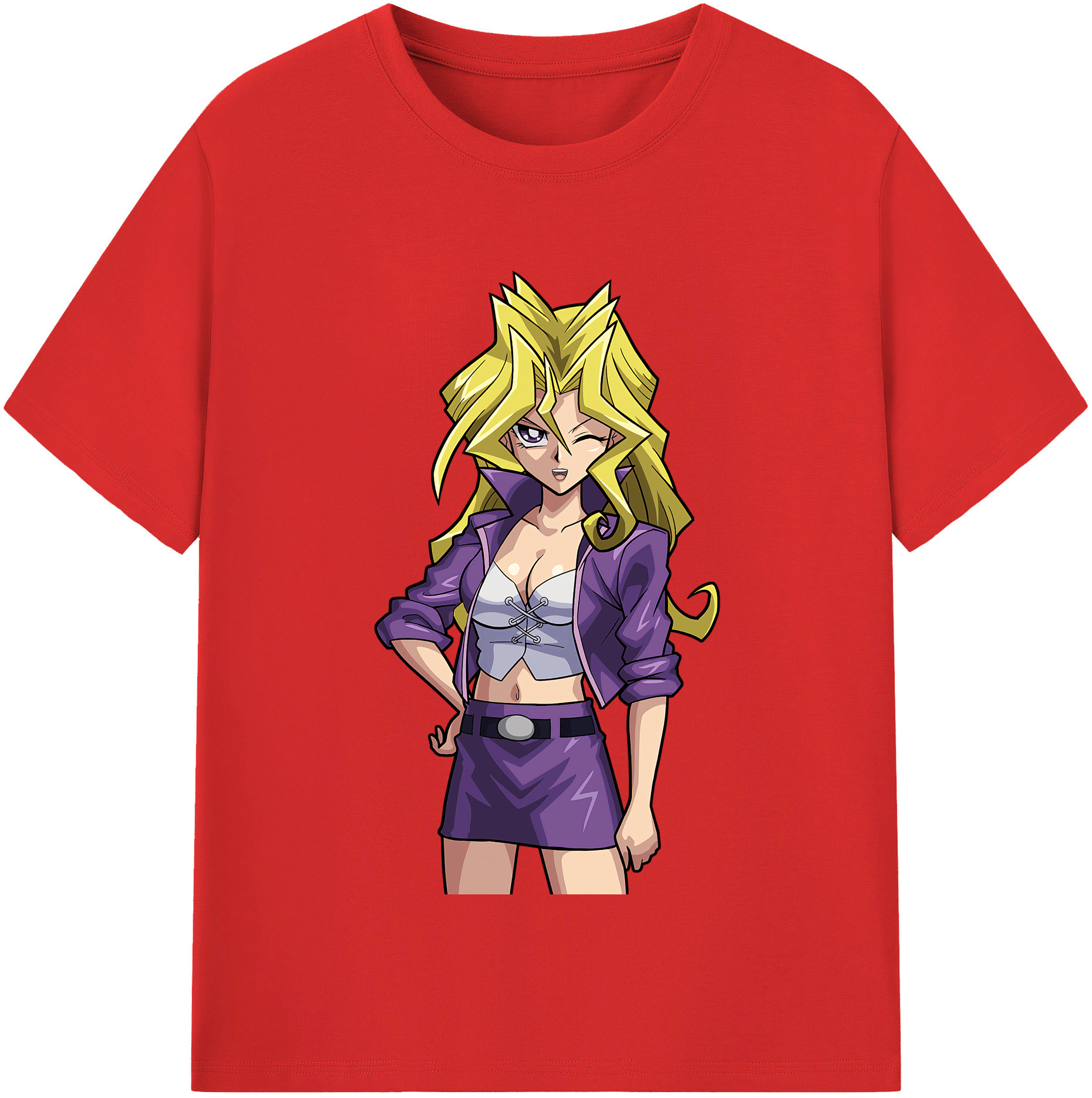 （画像用） 遊☆戯☆王 Yu-Gi-Oh! 綿100％半袖Tシャツ（フロントプリント）