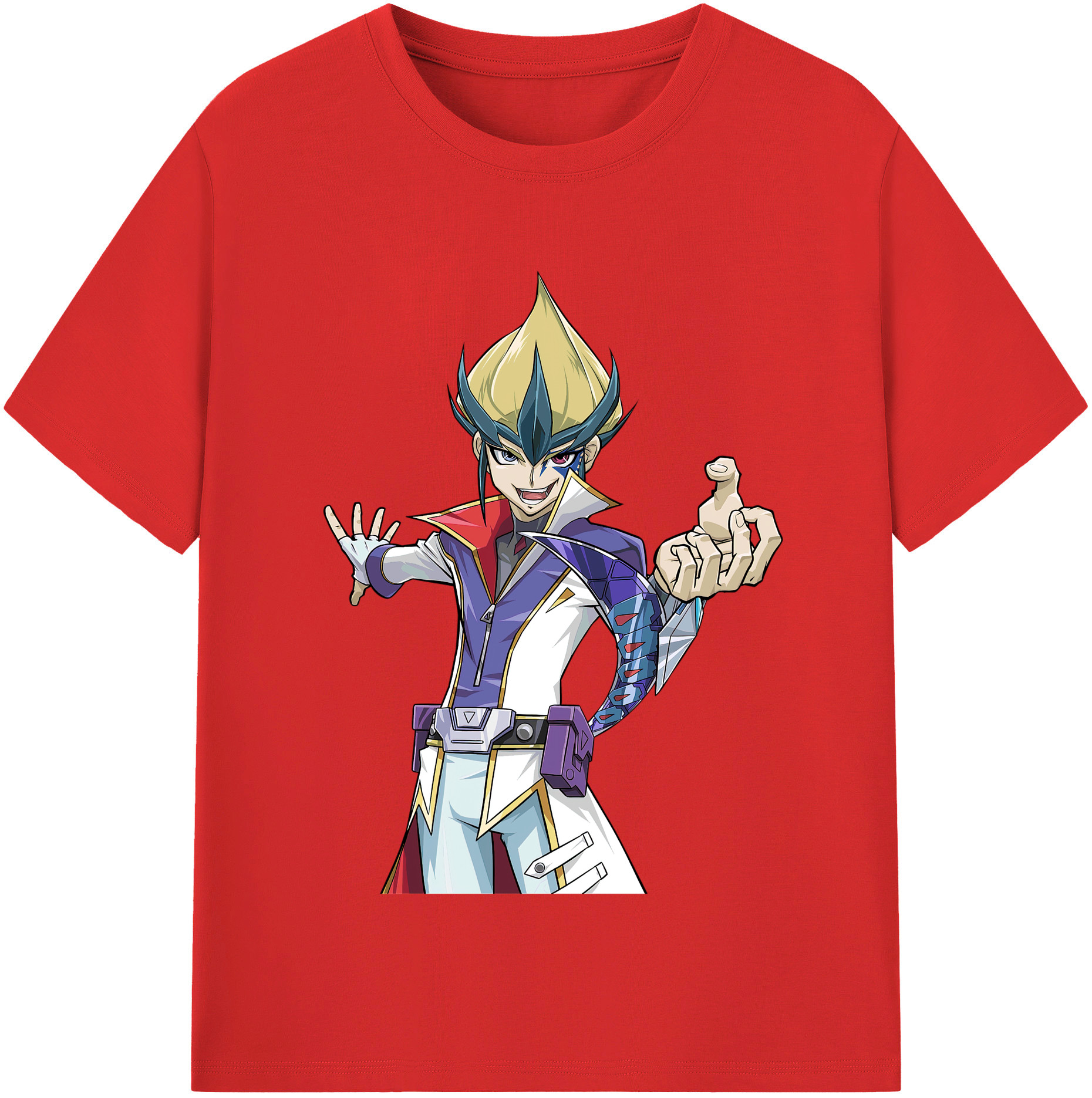 （画像用） 遊☆戯☆王 Yu-Gi-Oh! 綿100％半袖Tシャツ（フロントプリント）
