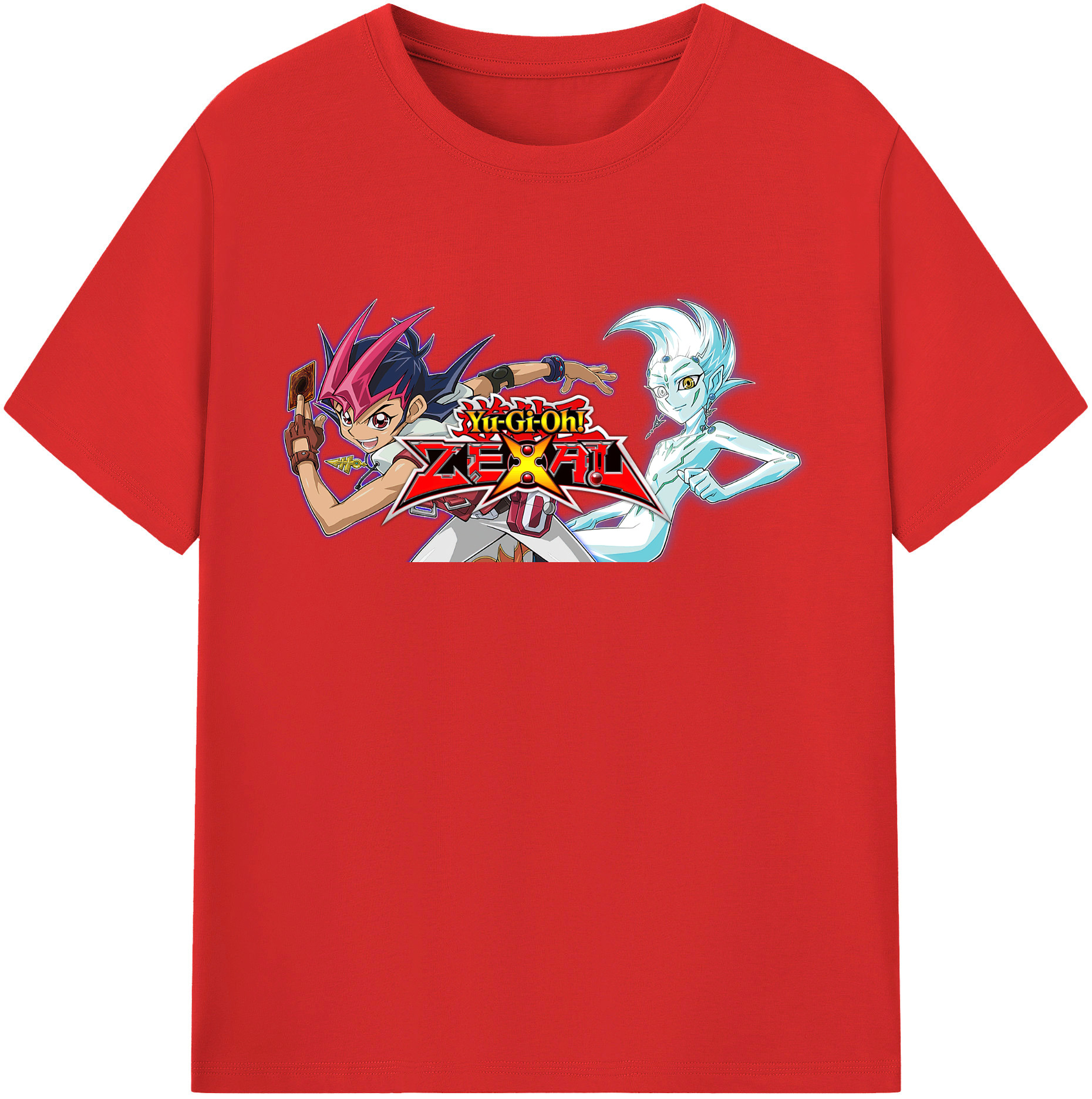 （画像用） 遊☆戯☆王 Yu-Gi-Oh! 綿100％半袖Tシャツ（フロントプリント）