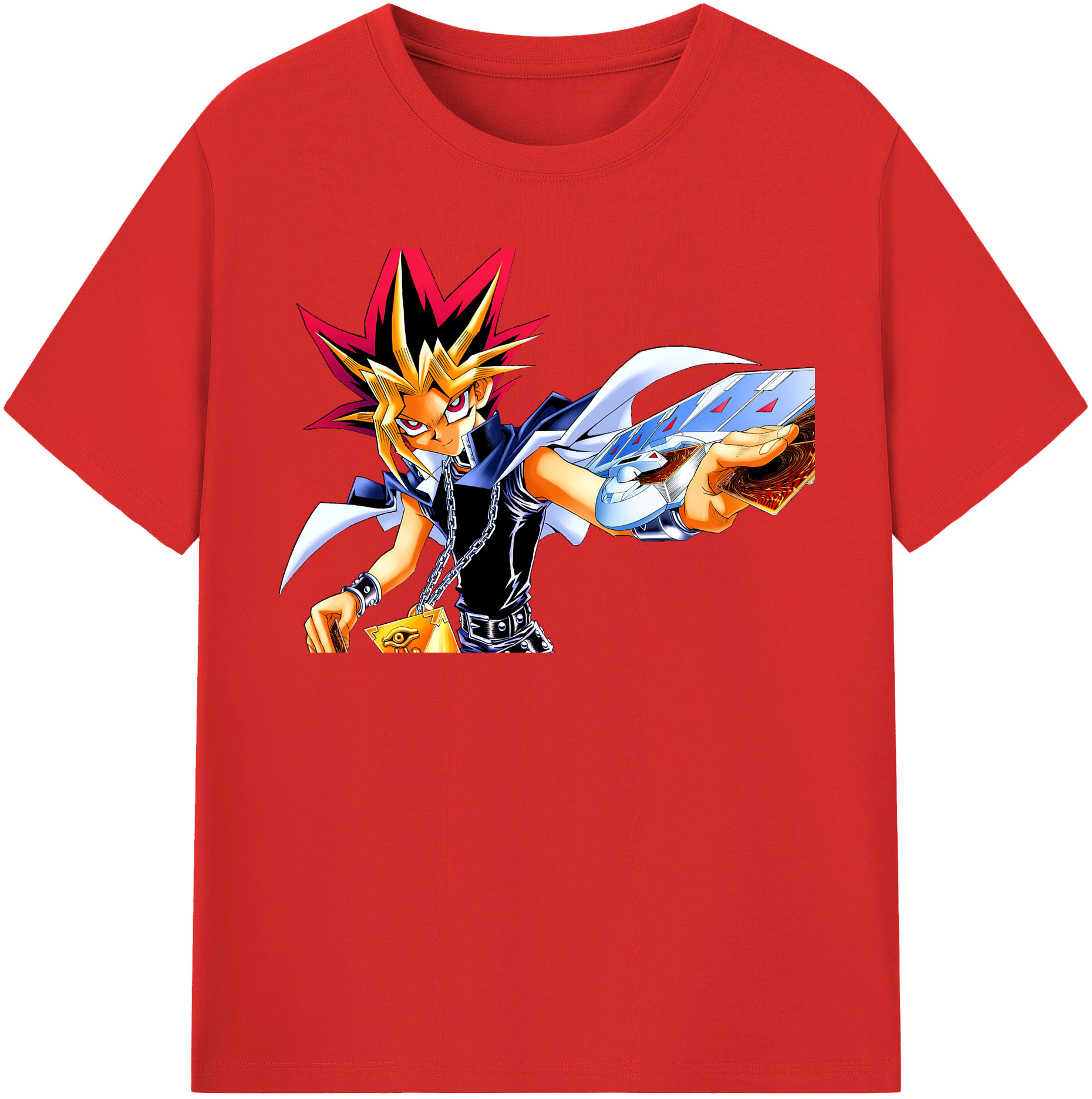 （画像用） 遊☆戯☆王 Yu-Gi-Oh! 綿100％半袖Tシャツ（フロントプリント）