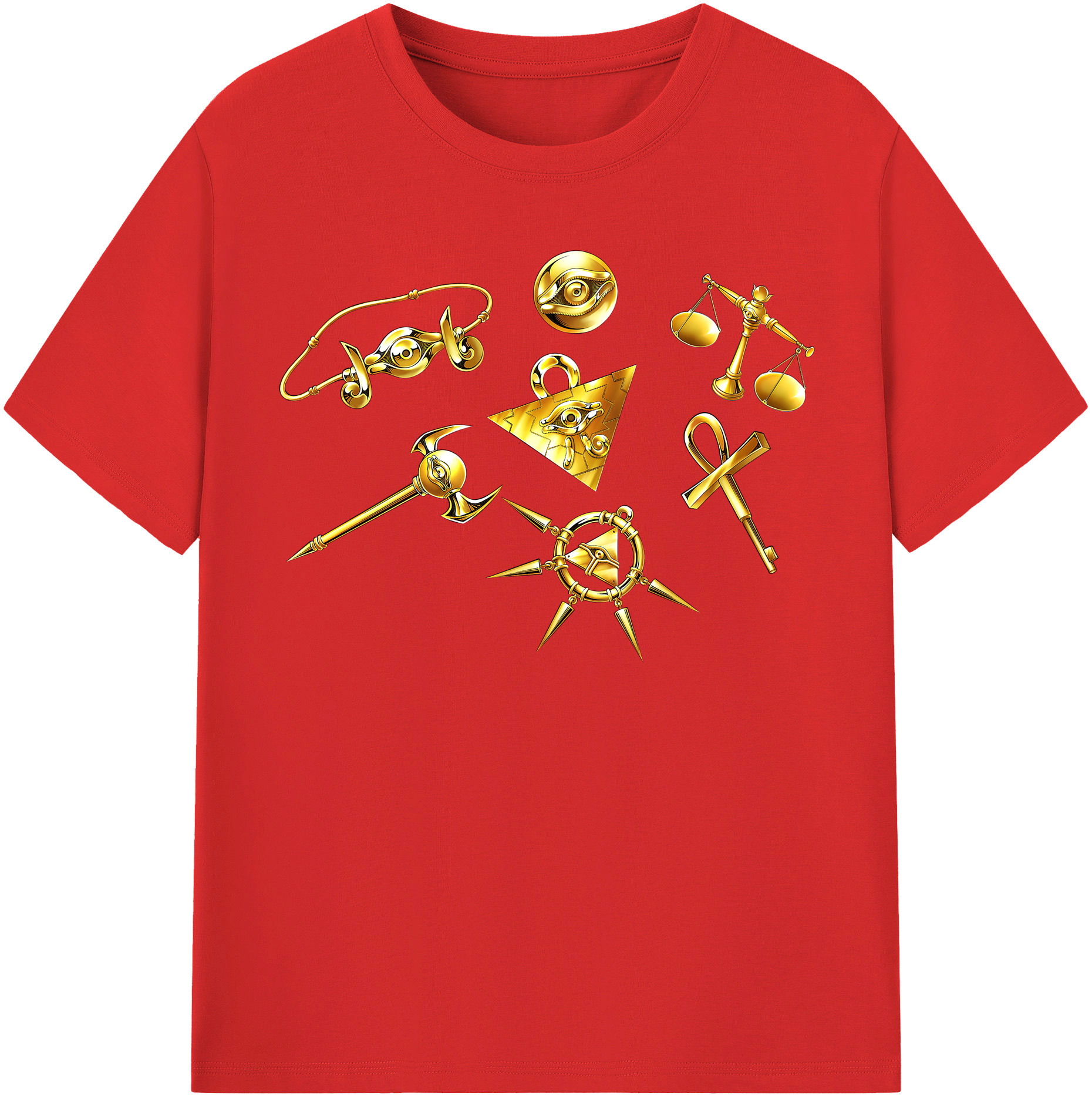 （画像用） 遊☆戯☆王 Yu-Gi-Oh! 綿100％半袖Tシャツ（フロントプリント）
