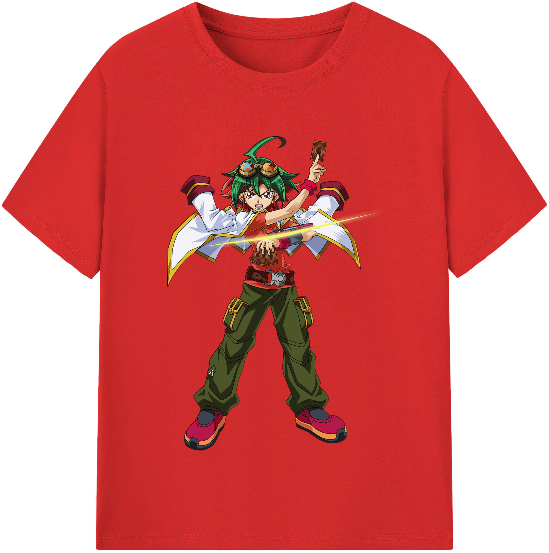 （画像用） 遊☆戯☆王 Yu-Gi-Oh! 綿100％半袖Tシャツ（フロントプリント）