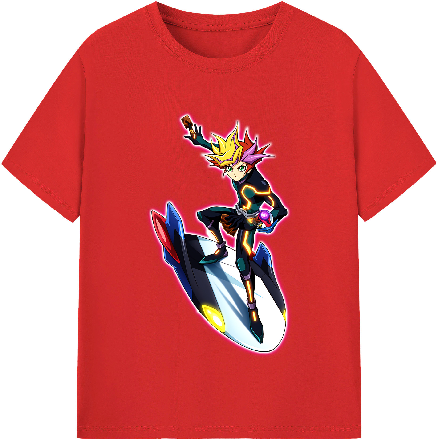 （画像用） 遊☆戯☆王 Yu-Gi-Oh! 綿100％半袖Tシャツ（フロントプリント）