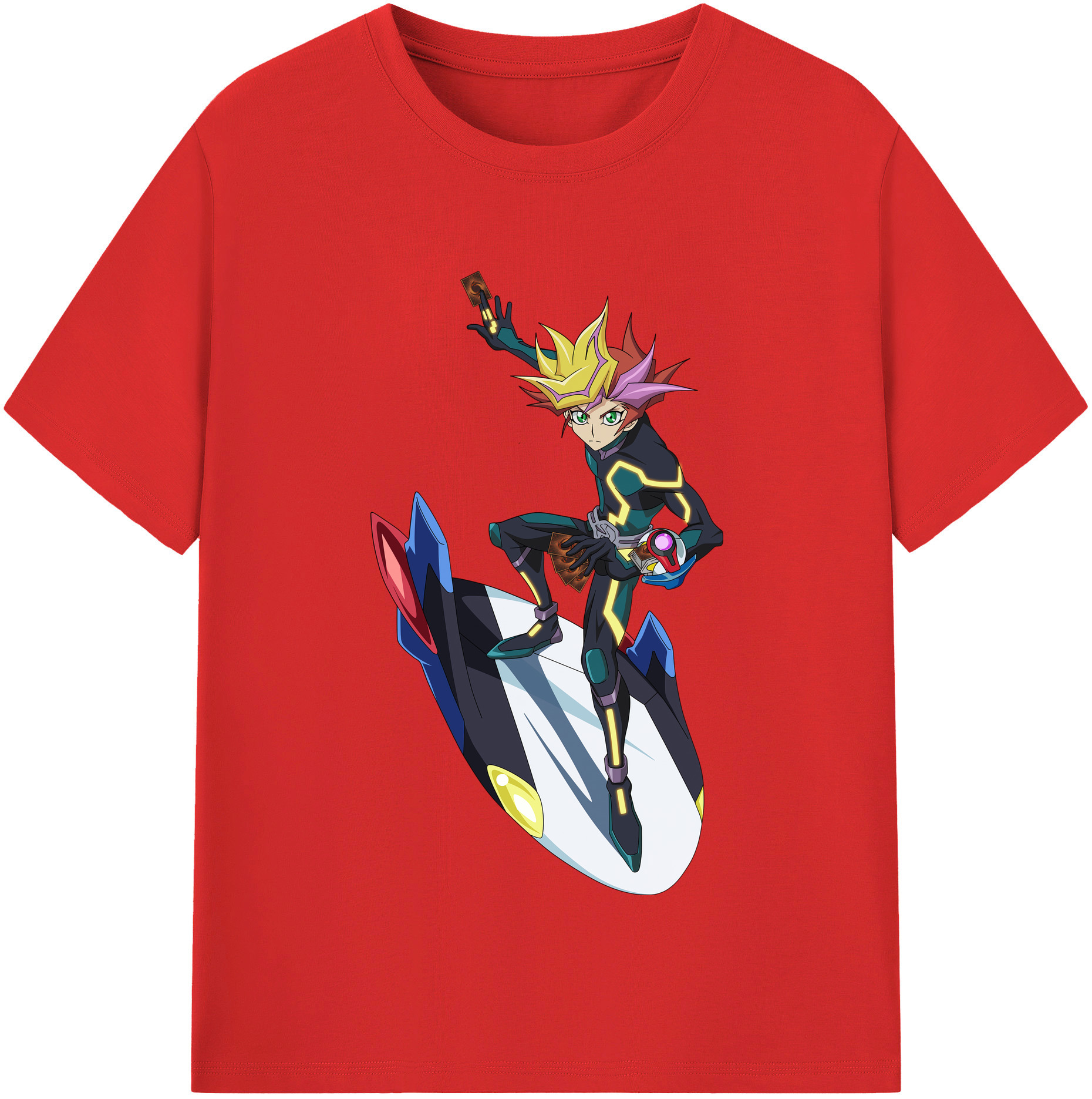 （画像用） 遊☆戯☆王 Yu-Gi-Oh! 綿100％半袖Tシャツ（フロントプリント）