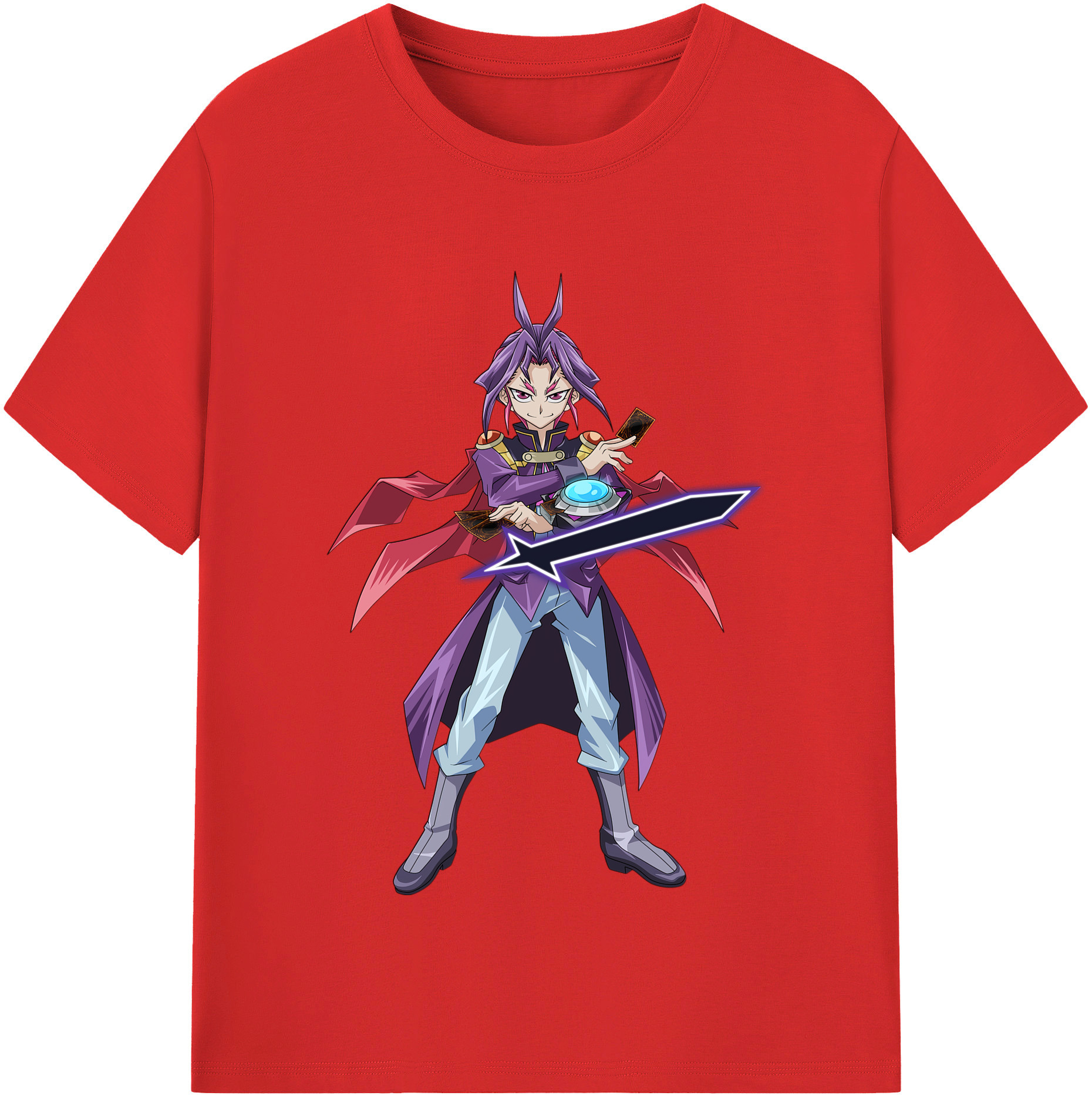（画像用） 遊☆戯☆王 Yu-Gi-Oh! 綿100％半袖Tシャツ（フロントプリント）