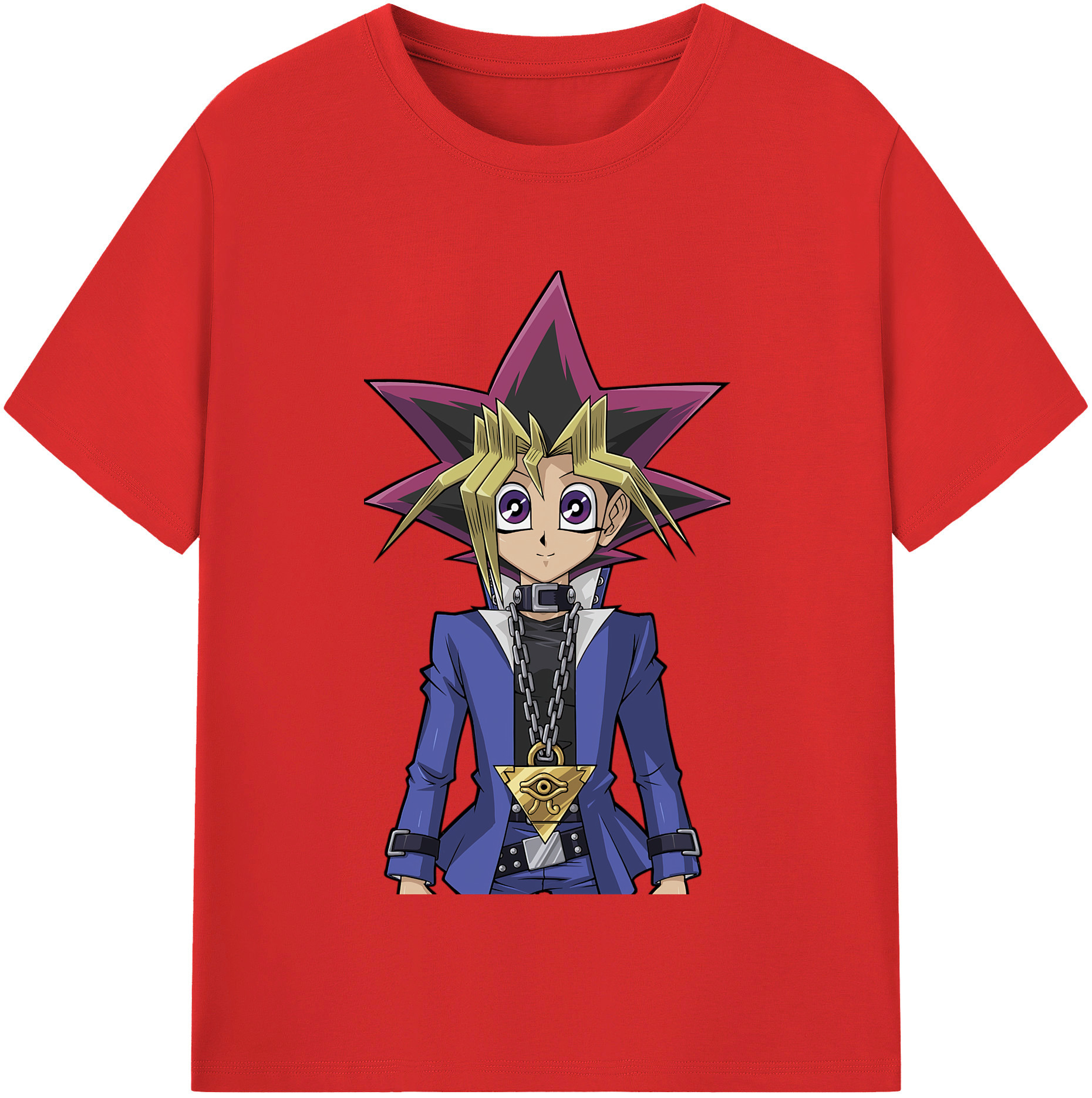 （画像用） 遊☆戯☆王 Yu-Gi-Oh! 綿100％半袖Tシャツ（フロントプリント）