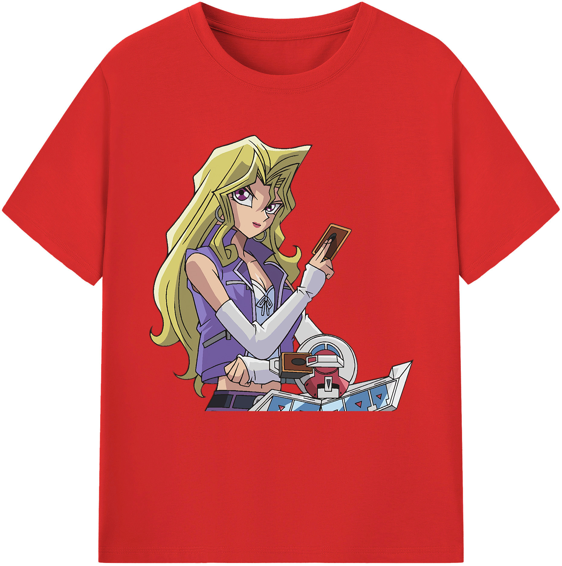 （画像用） 遊☆戯☆王 Yu-Gi-Oh! 綿100％半袖Tシャツ（フロントプリント）