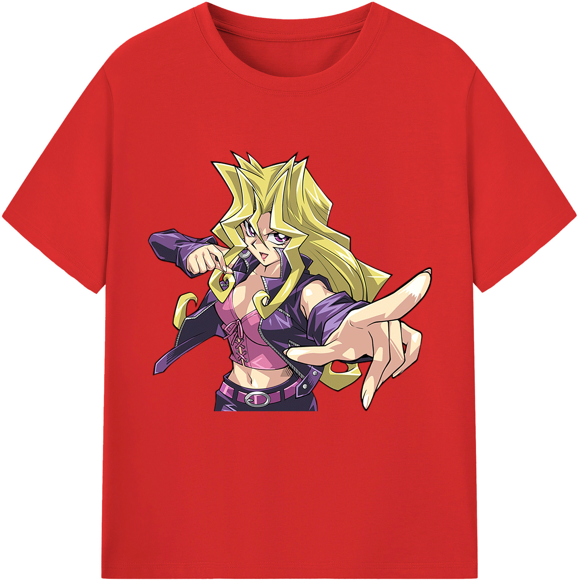 （画像用） 遊☆戯☆王 Yu-Gi-Oh! 綿100％半袖Tシャツ（フロントプリント）