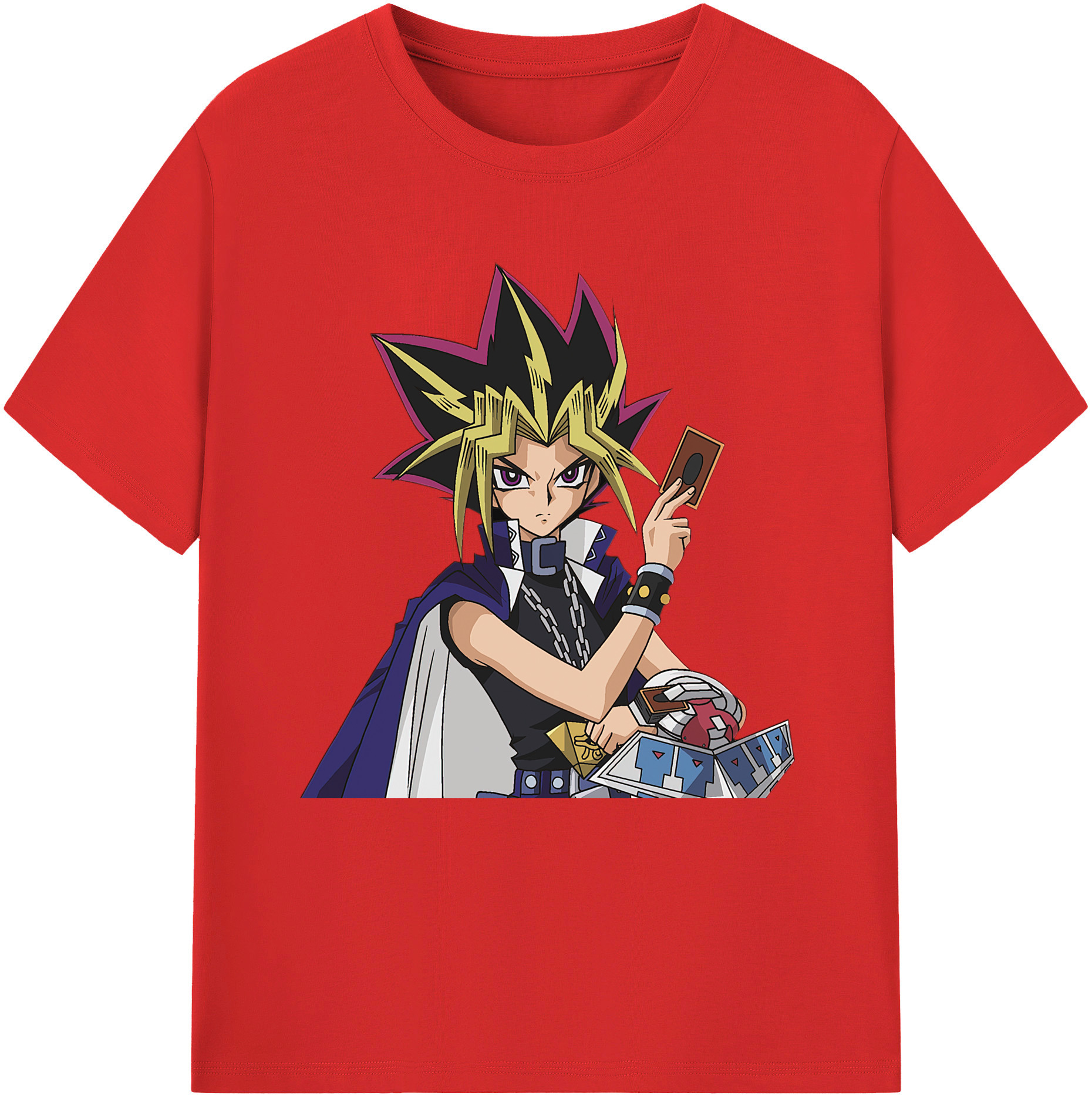 （画像用） 遊☆戯☆王 Yu-Gi-Oh! 綿100％半袖Tシャツ（フロントプリント）