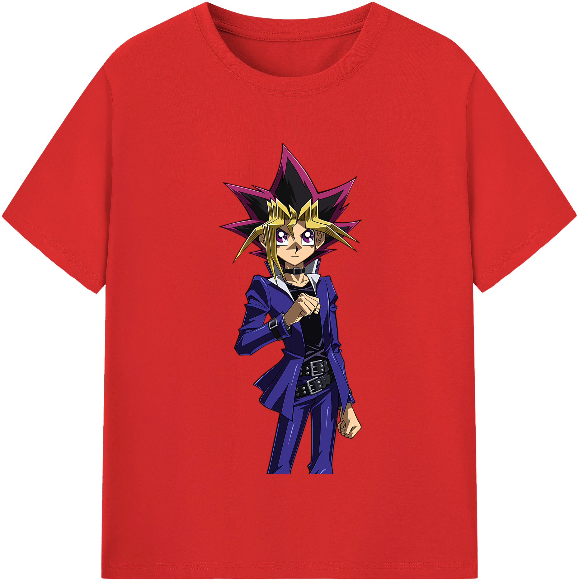 （画像用） 遊☆戯☆王 Yu-Gi-Oh! 綿100％半袖Tシャツ（フロントプリント）