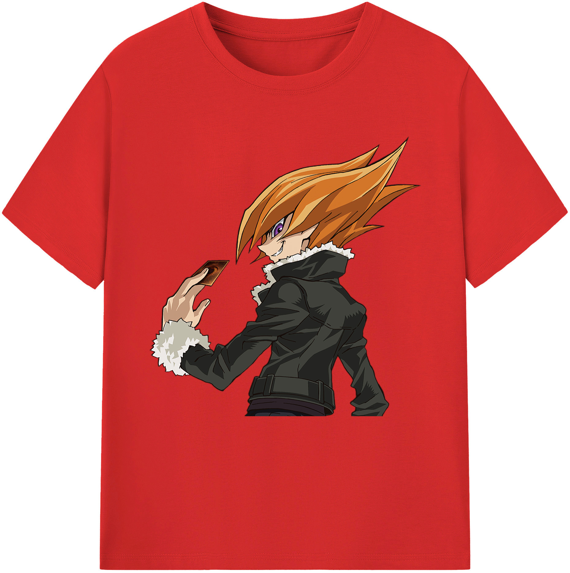 （画像用） 遊☆戯☆王 Yu-Gi-Oh! 綿100％半袖Tシャツ（フロントプリント）