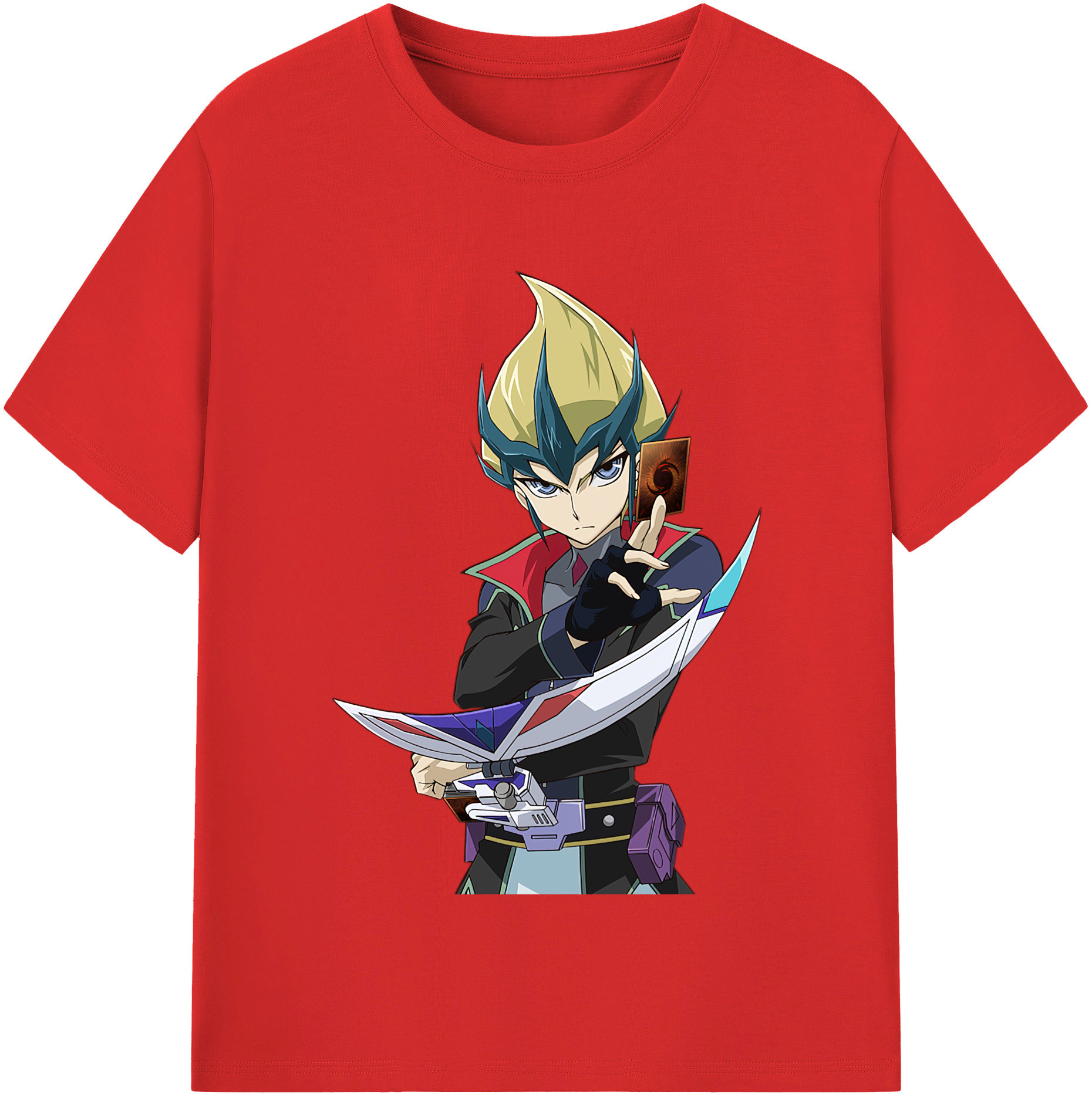 （画像用） 遊☆戯☆王 Yu-Gi-Oh! 綿100％半袖Tシャツ（フロントプリント）