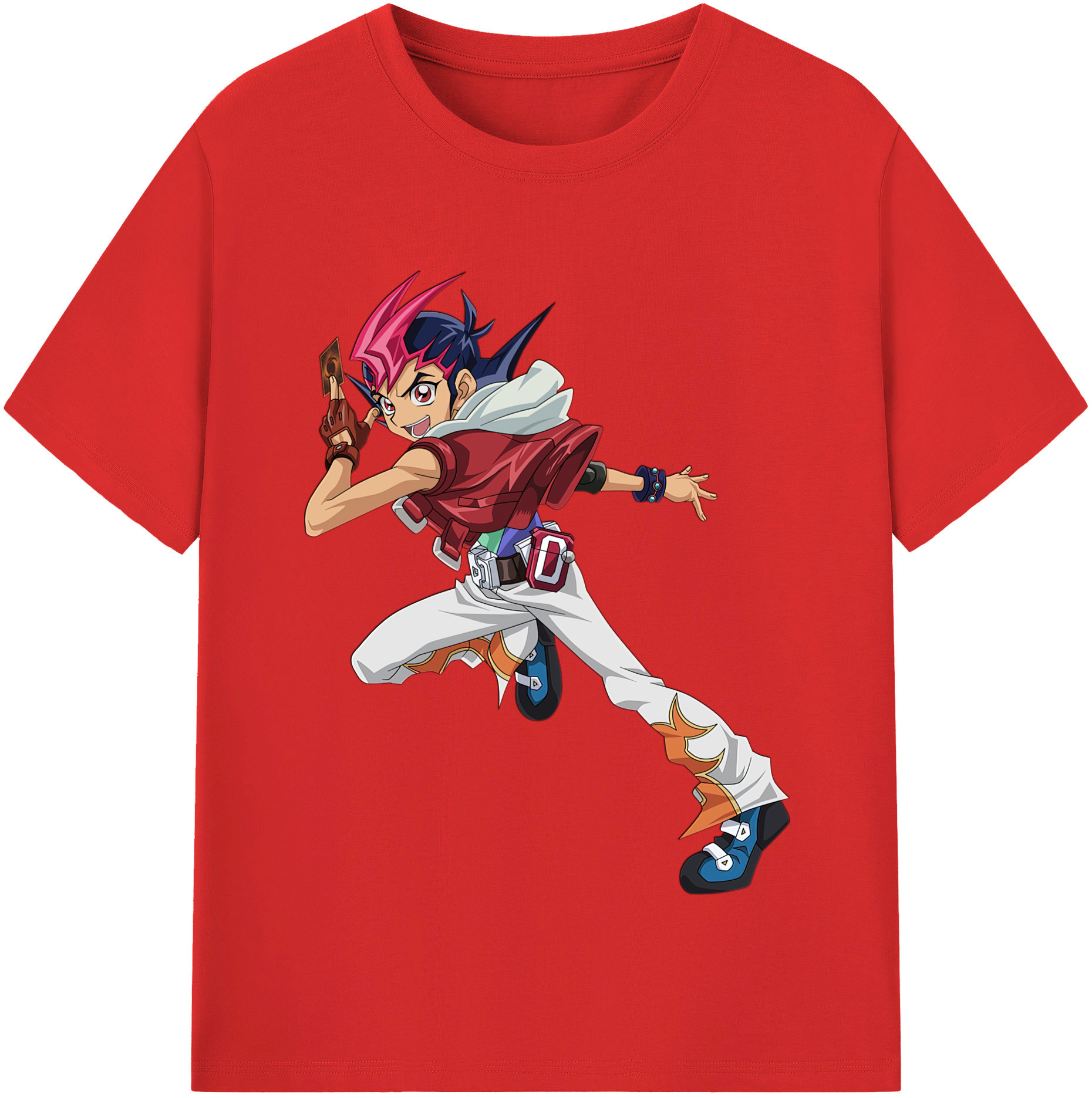 （画像用） 遊☆戯☆王 Yu-Gi-Oh! 綿100％半袖Tシャツ（フロントプリント）
