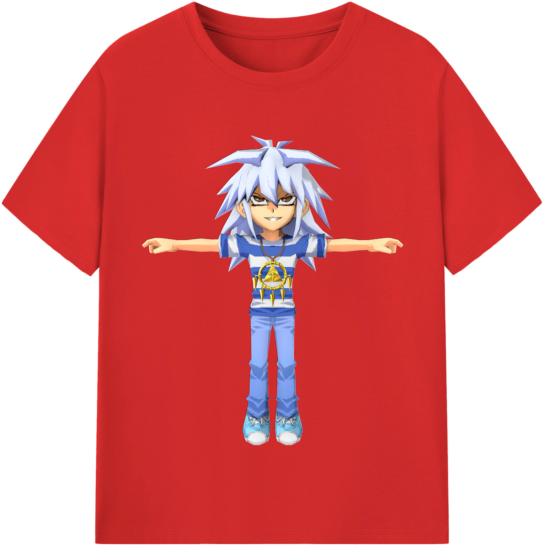 （画像用） 遊☆戯☆王 Yu-Gi-Oh! 綿100％半袖Tシャツ（フロントプリント）