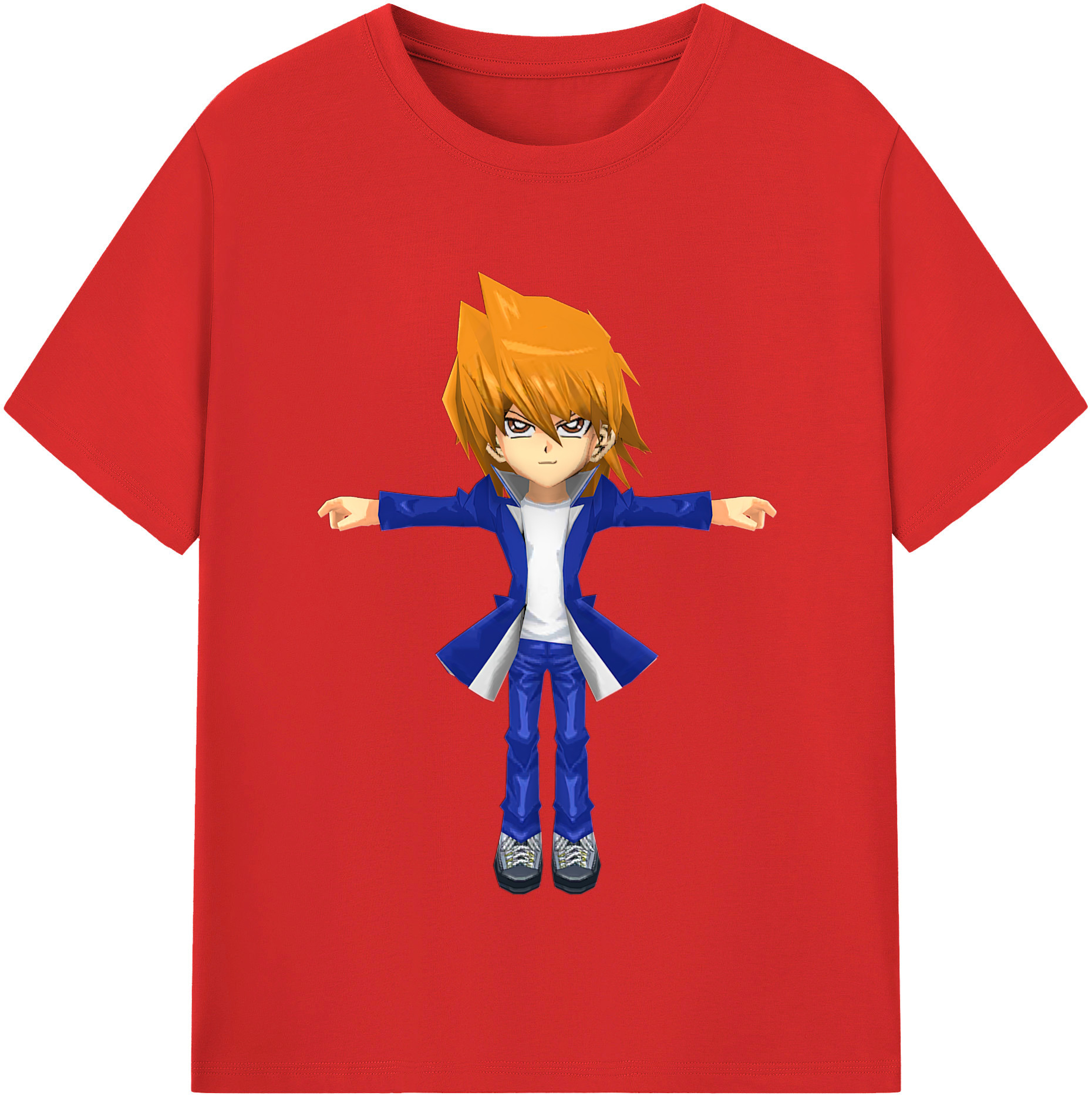 （画像用） 遊☆戯☆王 Yu-Gi-Oh! 綿100％半袖Tシャツ（フロントプリント）