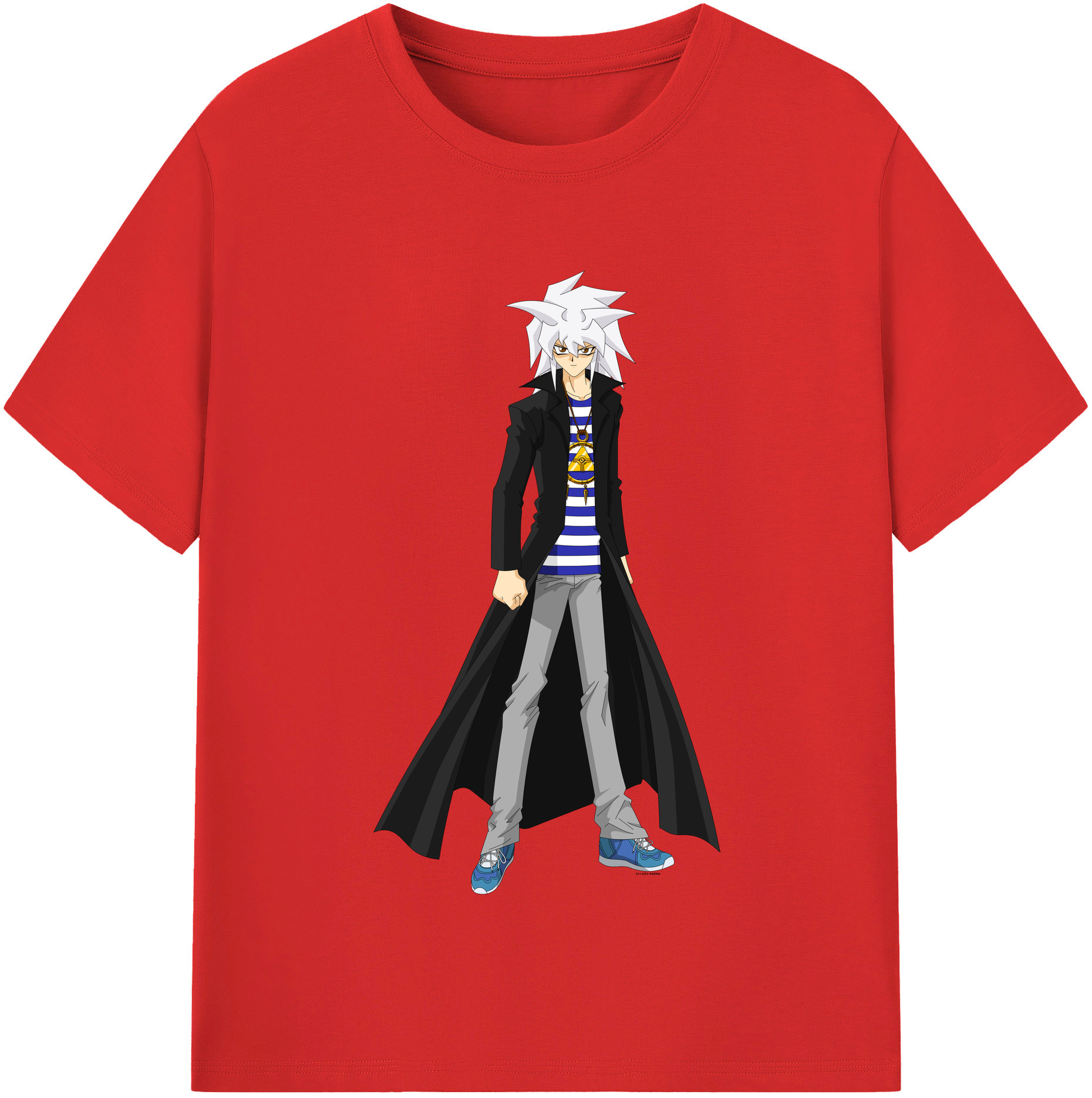 （画像用） 遊☆戯☆王 Yu-Gi-Oh! 綿100％半袖Tシャツ（フロントプリント）