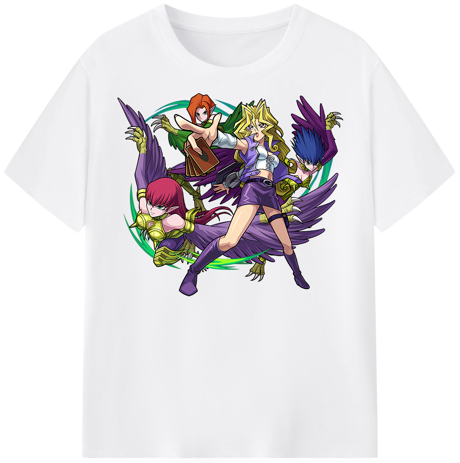 （画像用） 遊☆戯☆王 Yu-Gi-Oh! 綿100％半袖Tシャツ（フロントプリント）