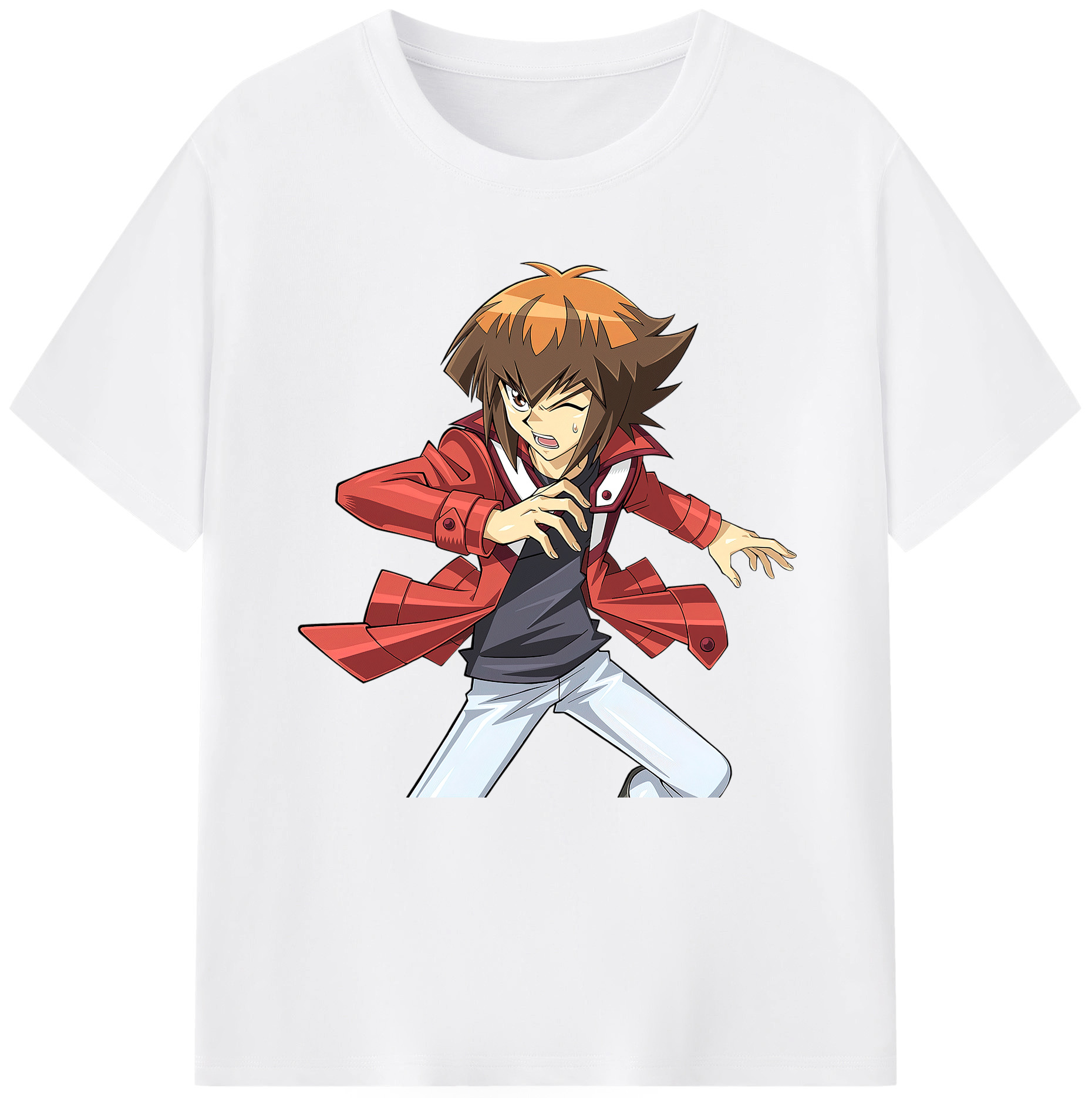 （画像用） 遊☆戯☆王 Yu-Gi-Oh! 綿100％半袖Tシャツ（フロントプリント）