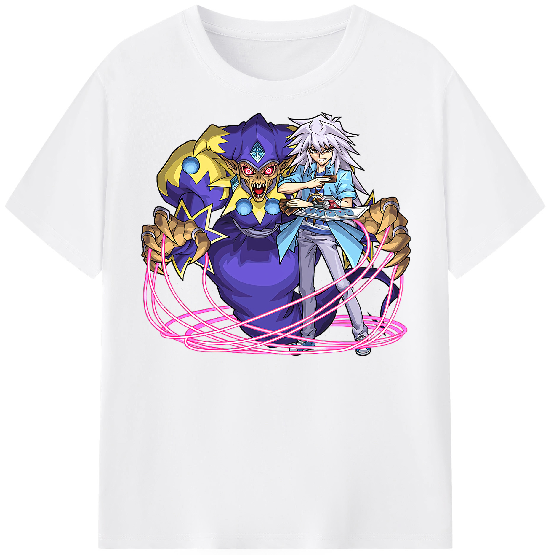 （画像用） 遊☆戯☆王 Yu-Gi-Oh! 綿100％半袖Tシャツ（フロントプリント）