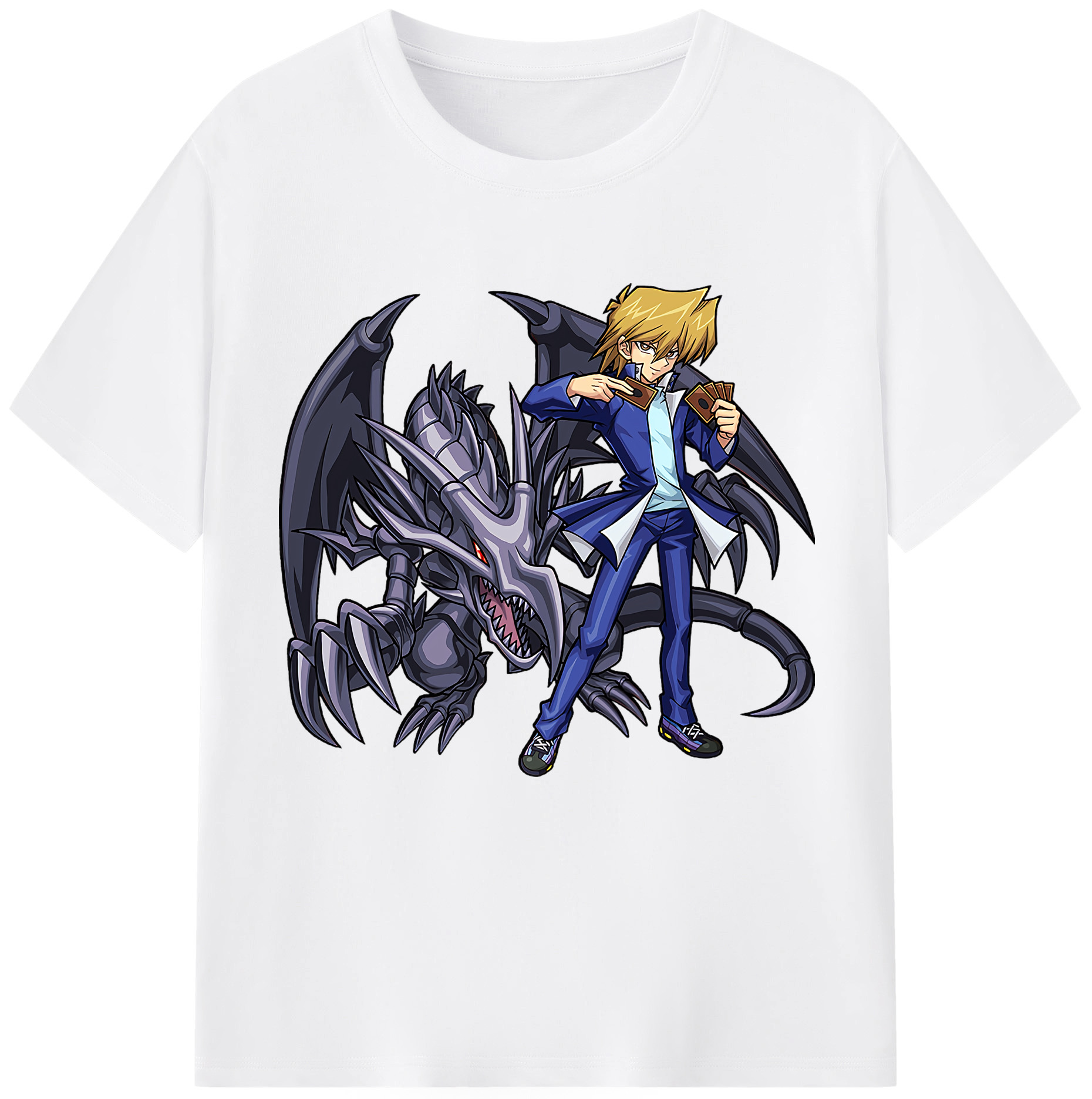 （画像用） 遊☆戯☆王 Yu-Gi-Oh! 綿100％半袖Tシャツ（フロントプリント）
