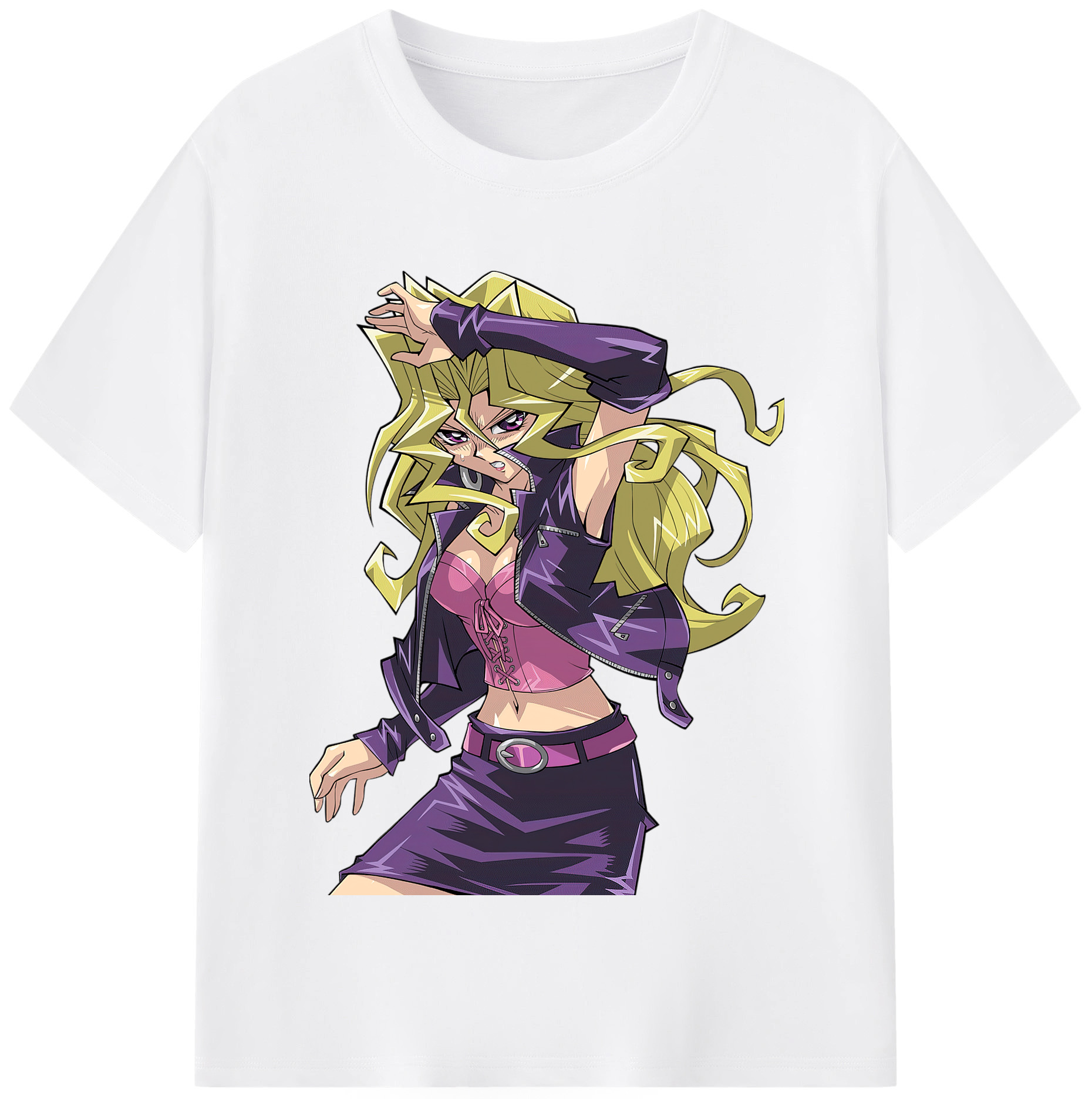 （画像用） 遊☆戯☆王 Yu-Gi-Oh! 綿100％半袖Tシャツ（フロントプリント）
