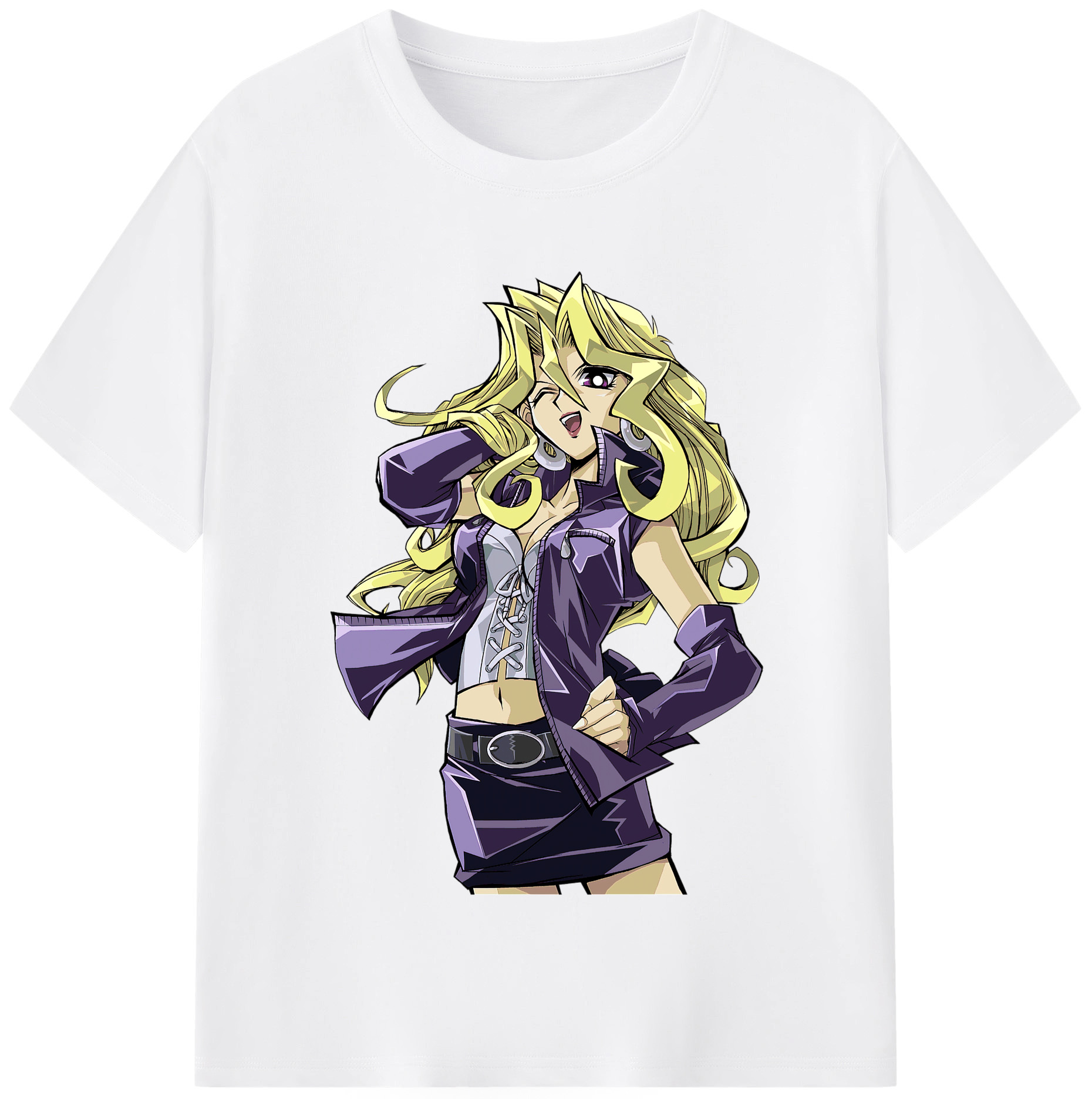 （画像用） 遊☆戯☆王 Yu-Gi-Oh! 綿100％半袖Tシャツ（フロントプリント）