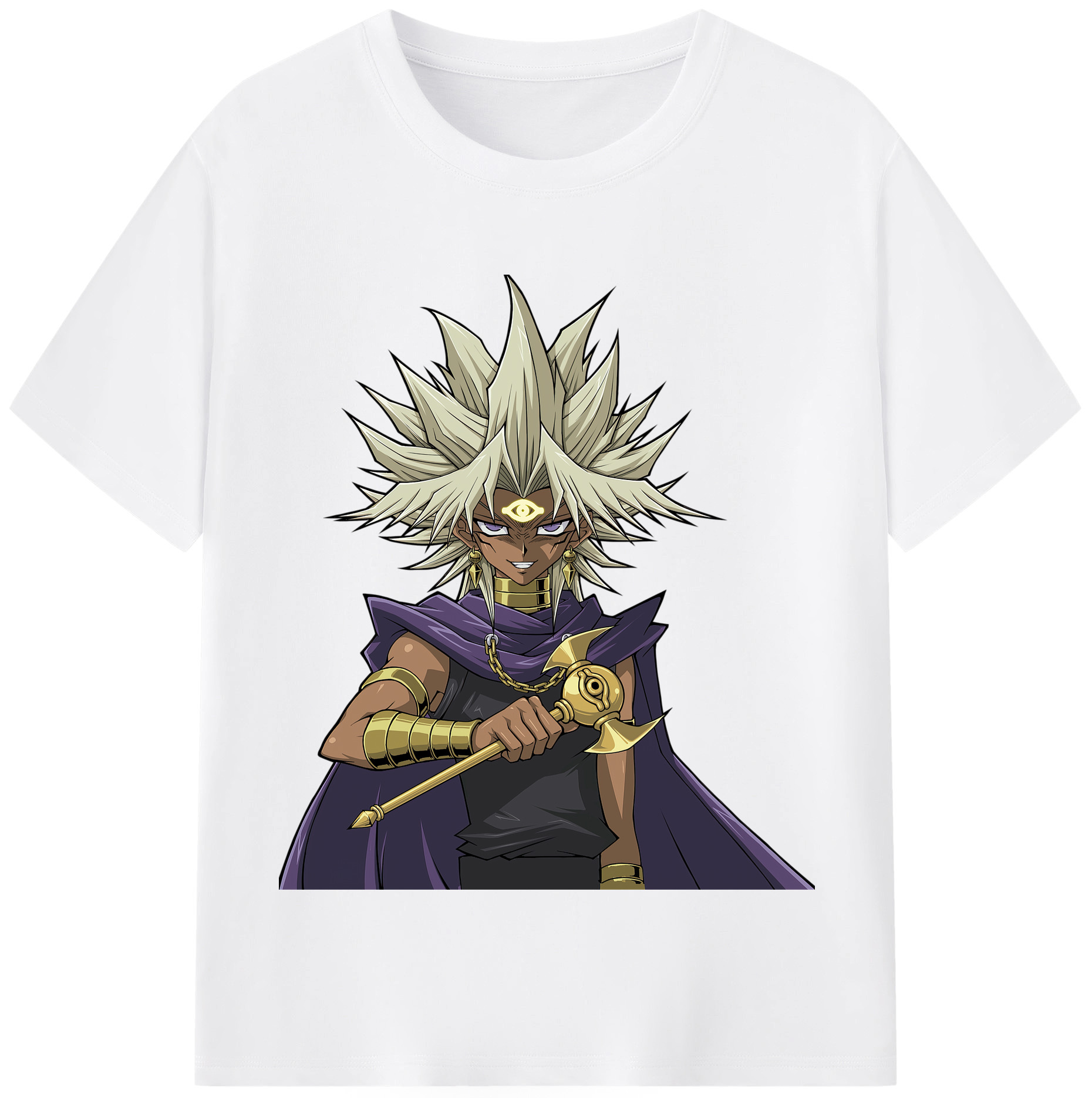 （画像用） 遊☆戯☆王 Yu-Gi-Oh! 綿100％半袖Tシャツ（フロントプリント）