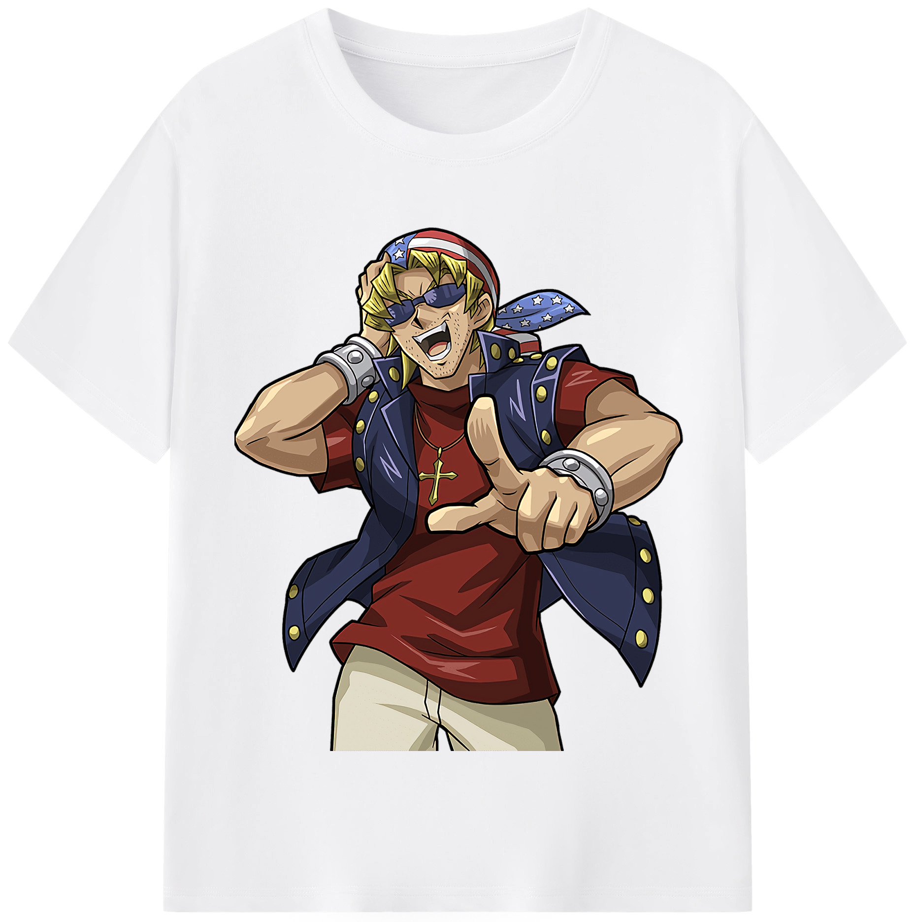 （画像用） 遊☆戯☆王 Yu-Gi-Oh! 綿100％半袖Tシャツ（フロントプリント）
