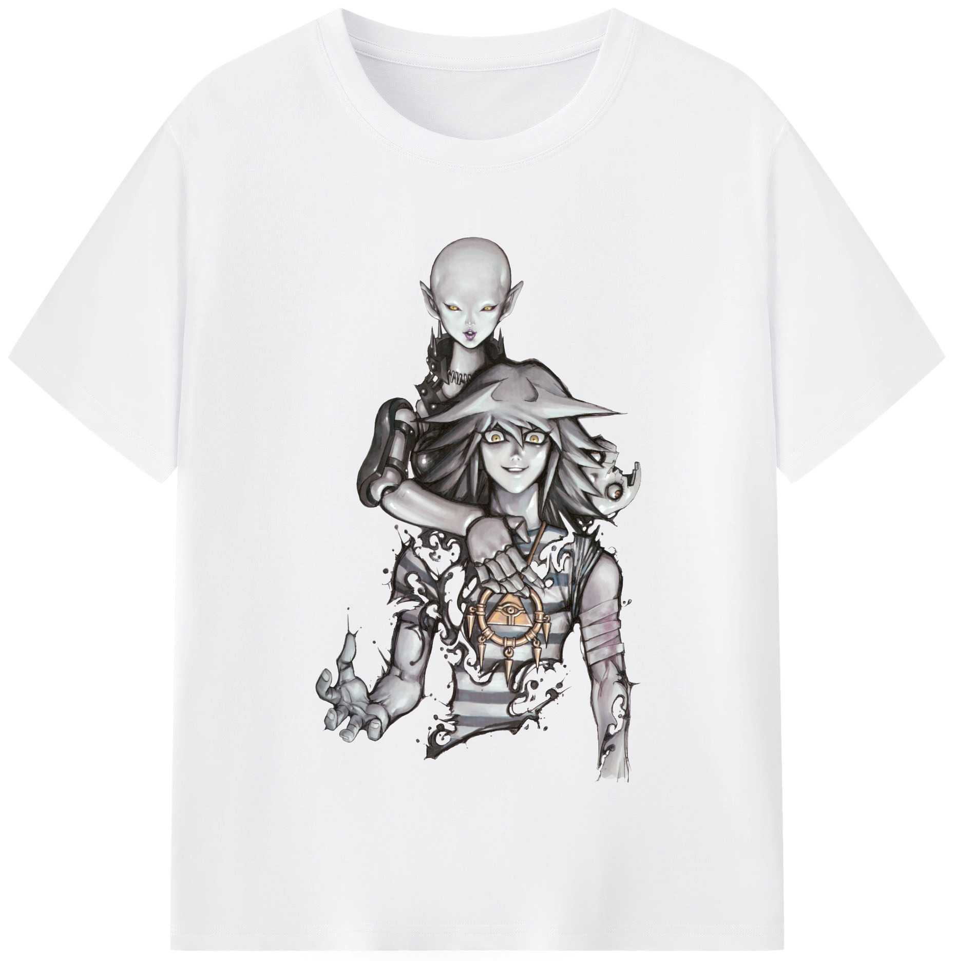 （画像用） 遊☆戯☆王 Yu-Gi-Oh! 綿100％半袖Tシャツ（フロントプリント）