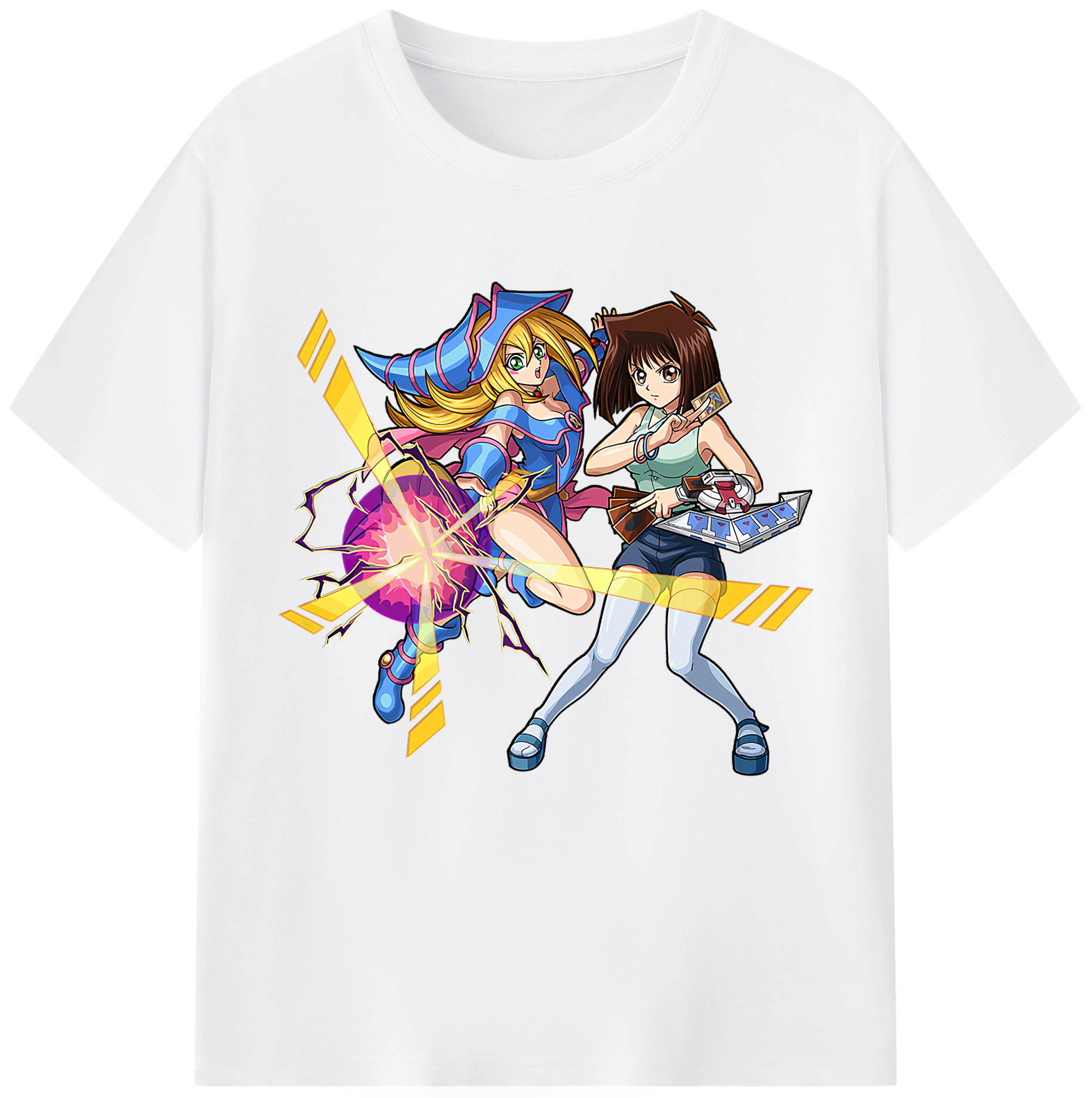 （画像用） 遊☆戯☆王 Yu-Gi-Oh! 綿100％半袖Tシャツ（フロントプリント）