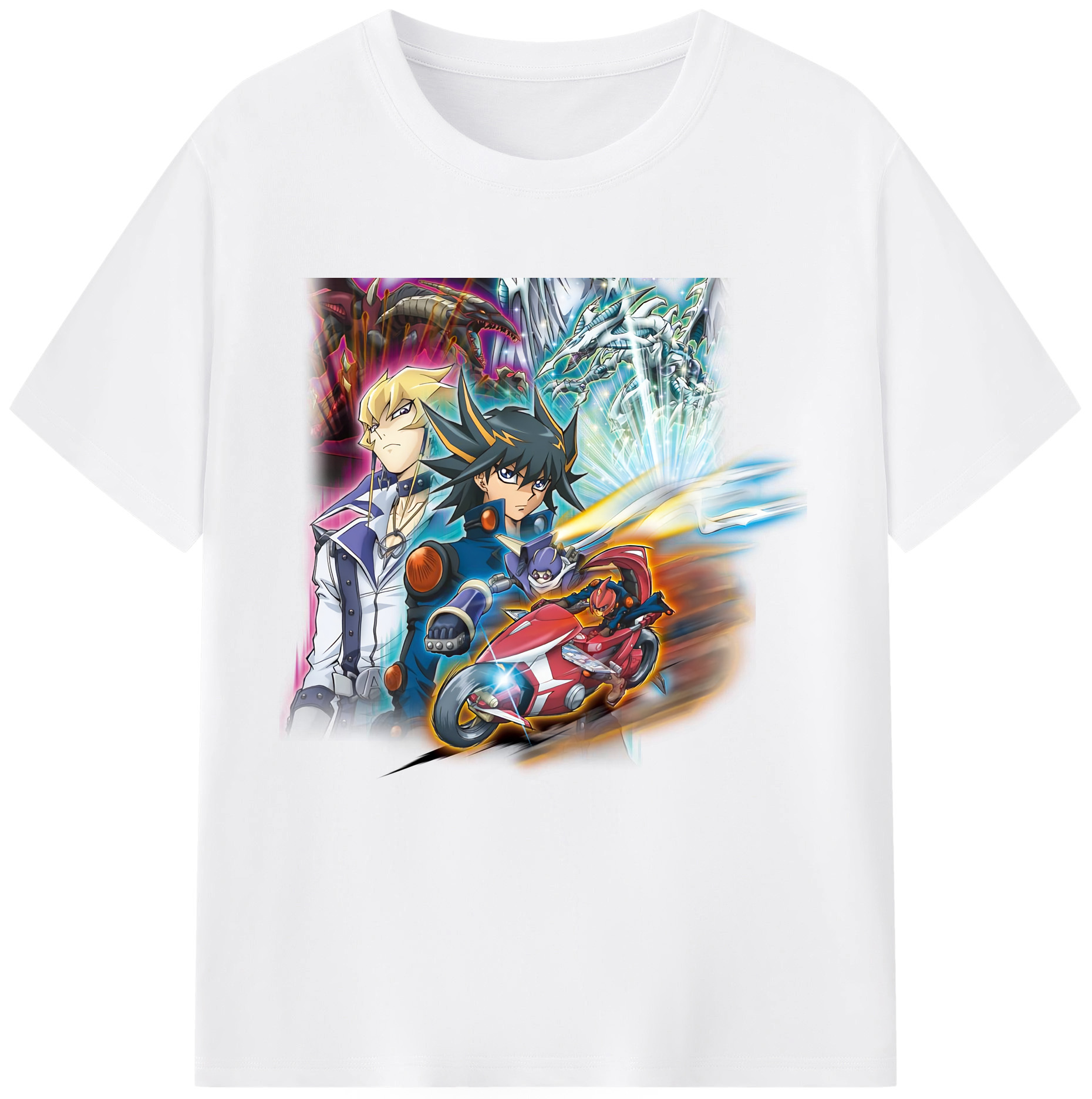 （画像用） 遊☆戯☆王 Yu-Gi-Oh! 綿100％半袖Tシャツ（フロントプリント）