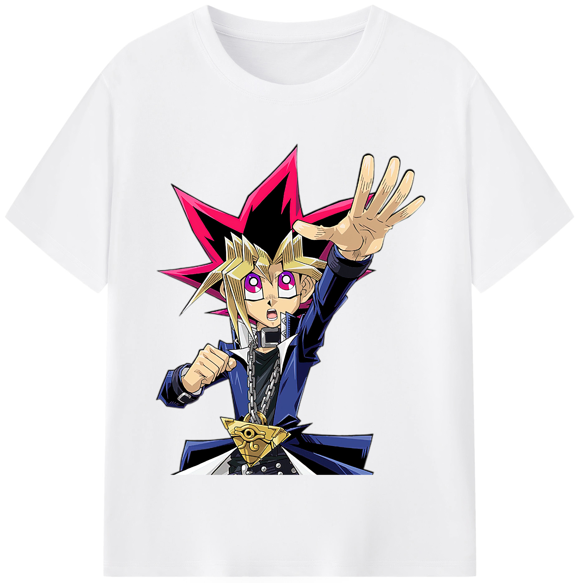 （画像用） 遊☆戯☆王 Yu-Gi-Oh! 綿100％半袖Tシャツ（フロントプリント）