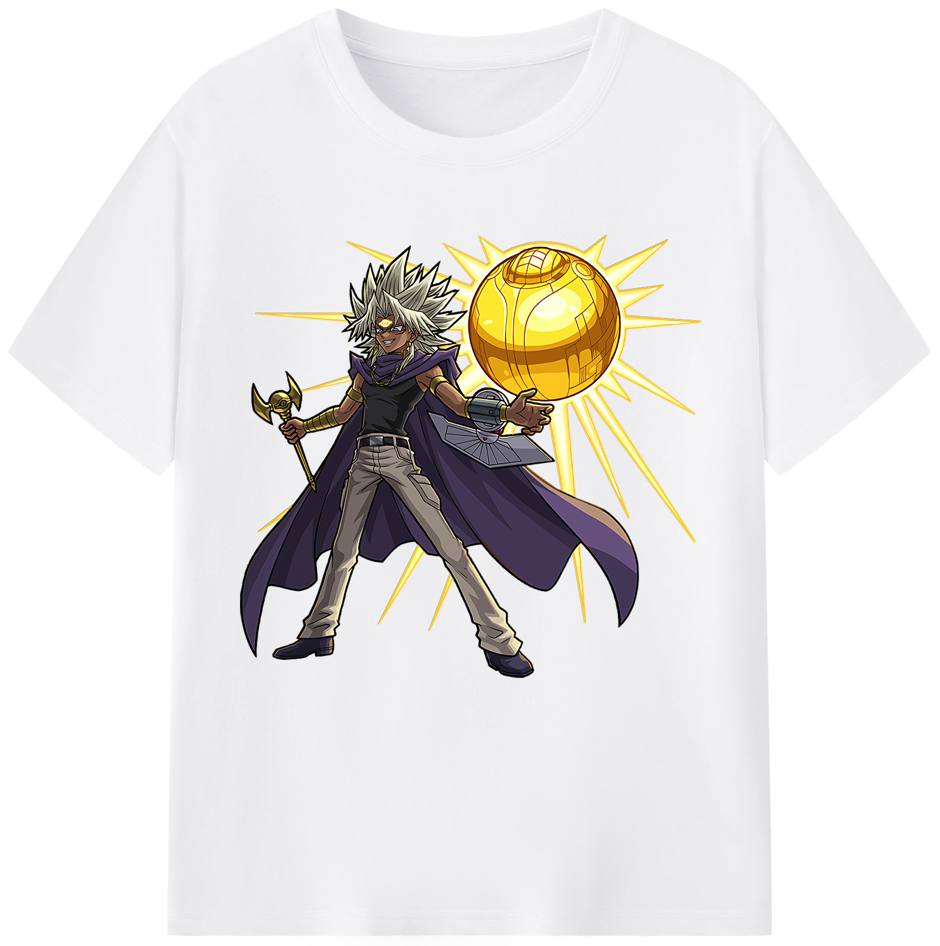 （画像用） 遊☆戯☆王 Yu-Gi-Oh! 綿100％半袖Tシャツ（フロントプリント）