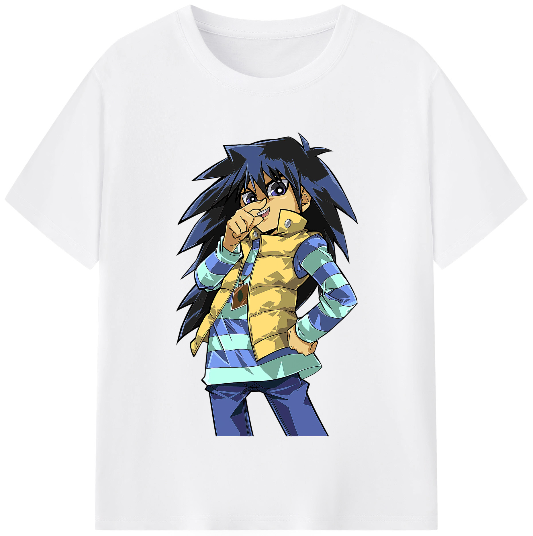 （画像用） 遊☆戯☆王 Yu-Gi-Oh! 綿100％半袖Tシャツ（フロントプリント）