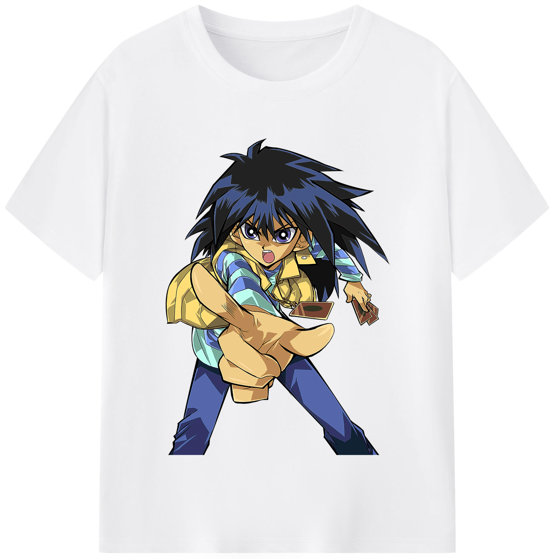 （画像用） 遊☆戯☆王 Yu-Gi-Oh! 綿100％半袖Tシャツ（フロントプリント）