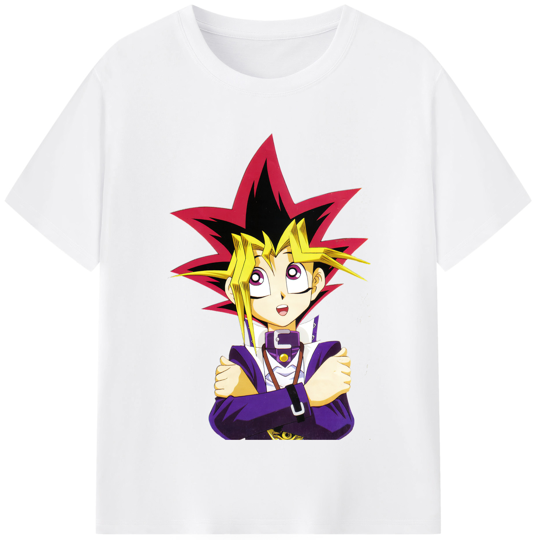 （画像用） 遊☆戯☆王 Yu-Gi-Oh! 綿100％半袖Tシャツ（フロントプリント）