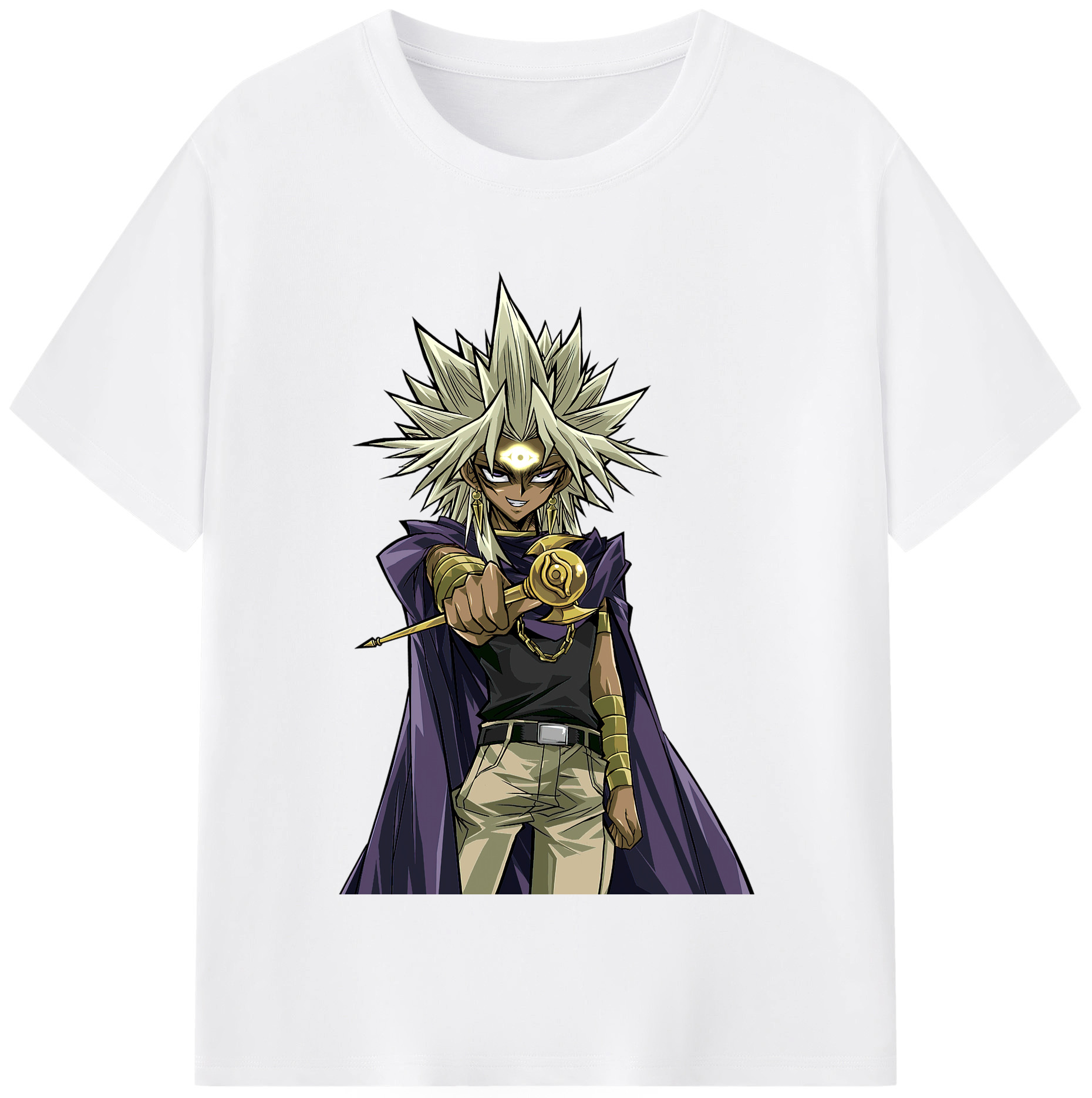 （画像用） 遊☆戯☆王 Yu-Gi-Oh! 綿100％半袖Tシャツ（フロントプリント）