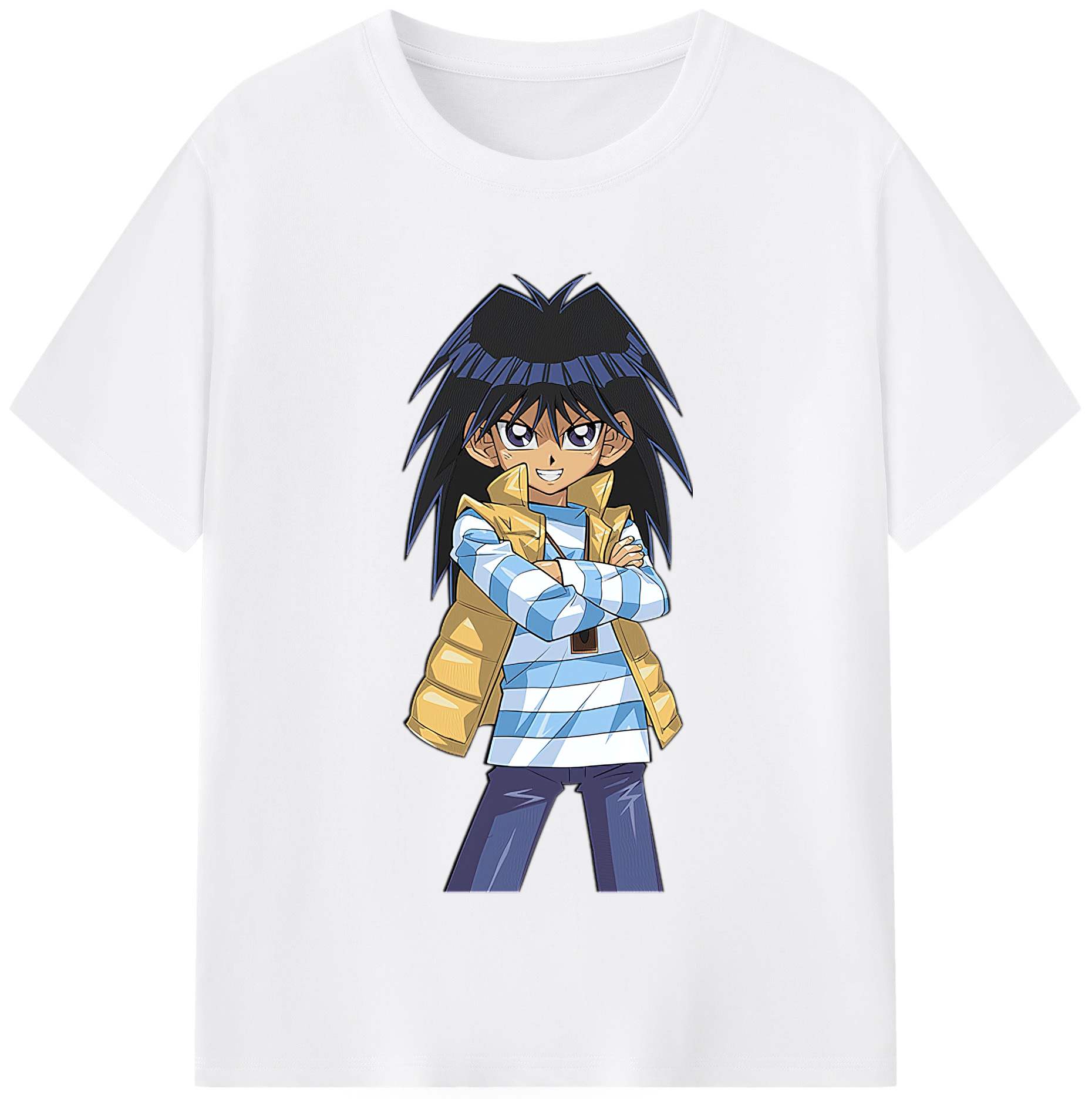 （画像用） 遊☆戯☆王 Yu-Gi-Oh! 綿100％半袖Tシャツ（フロントプリント）