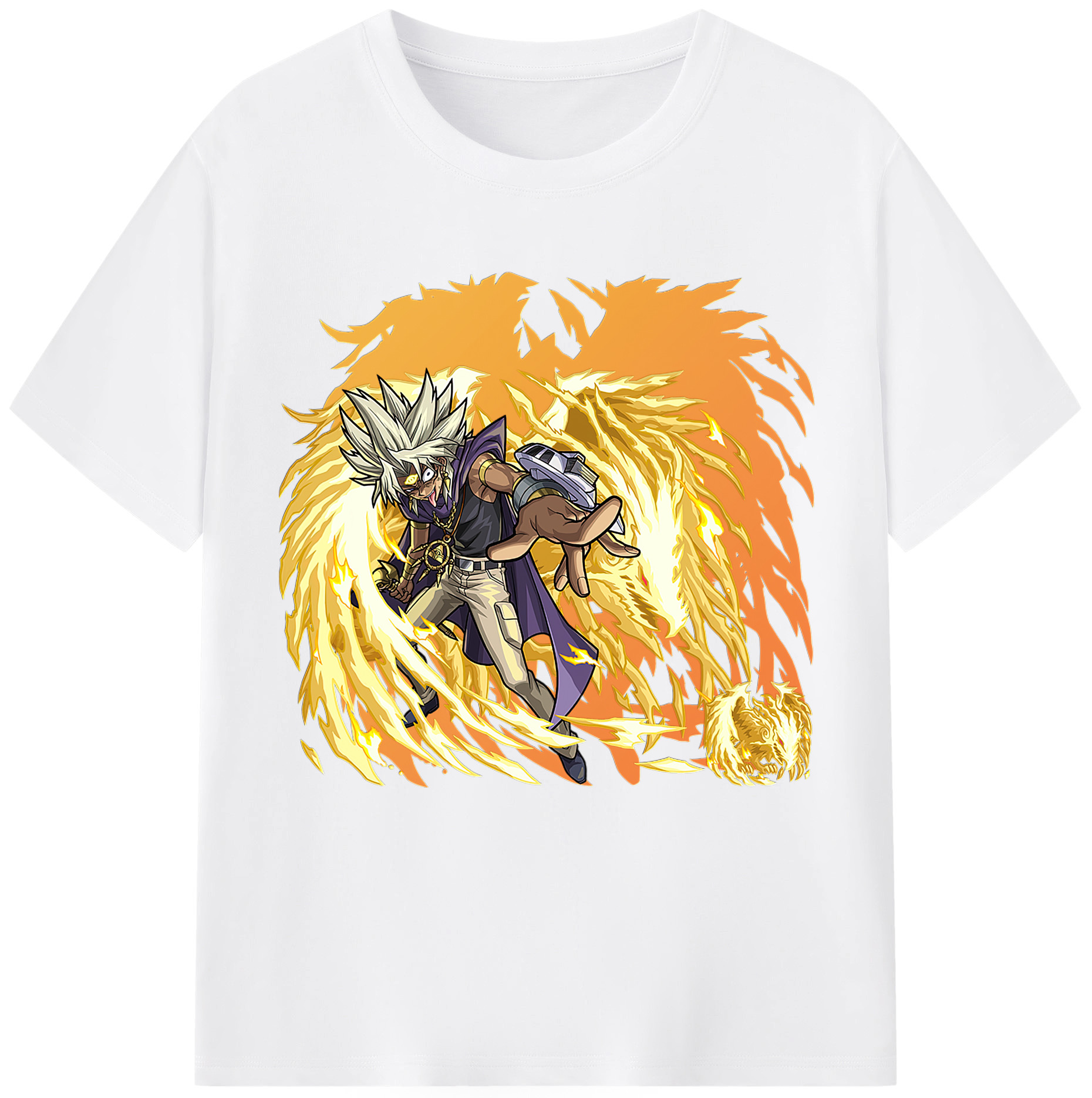 （画像用） 遊☆戯☆王 Yu-Gi-Oh! 綿100％半袖Tシャツ（フロントプリント）