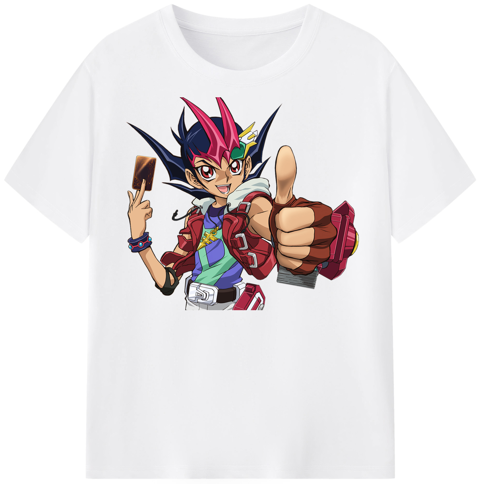 （画像用） 遊☆戯☆王 Yu-Gi-Oh! 綿100％半袖Tシャツ（フロントプリント）