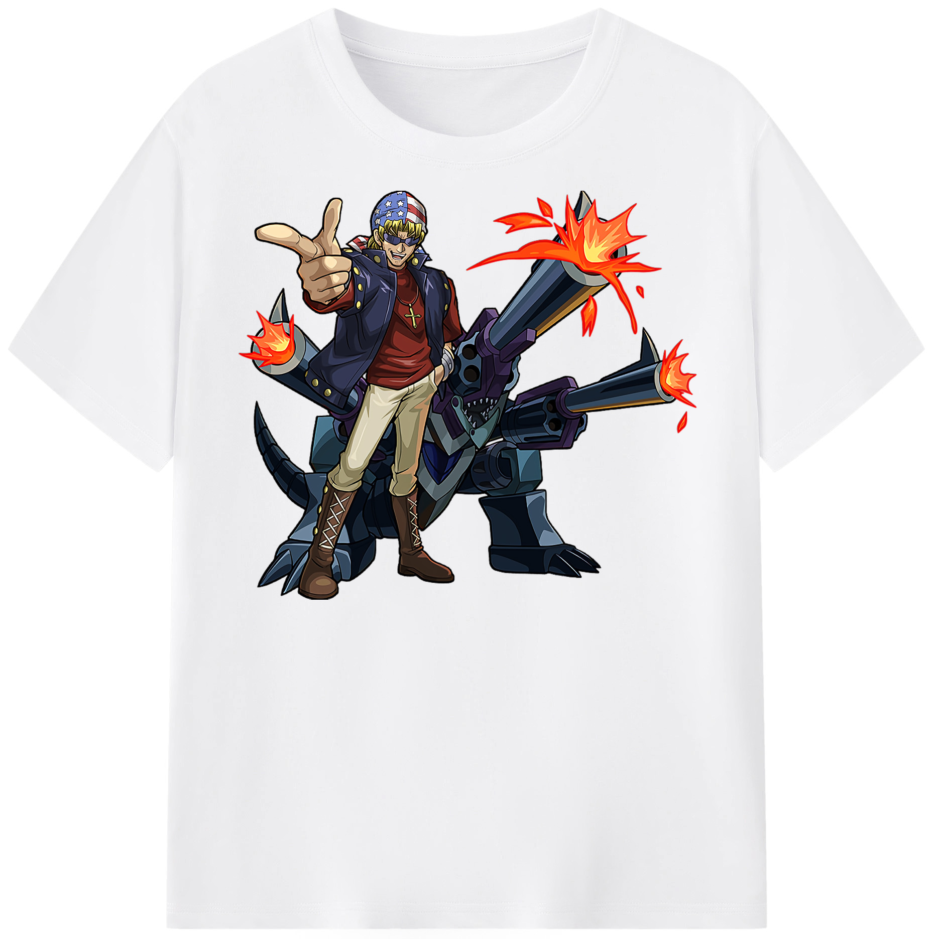 （画像用） 遊☆戯☆王 Yu-Gi-Oh! 綿100％半袖Tシャツ（フロントプリント）