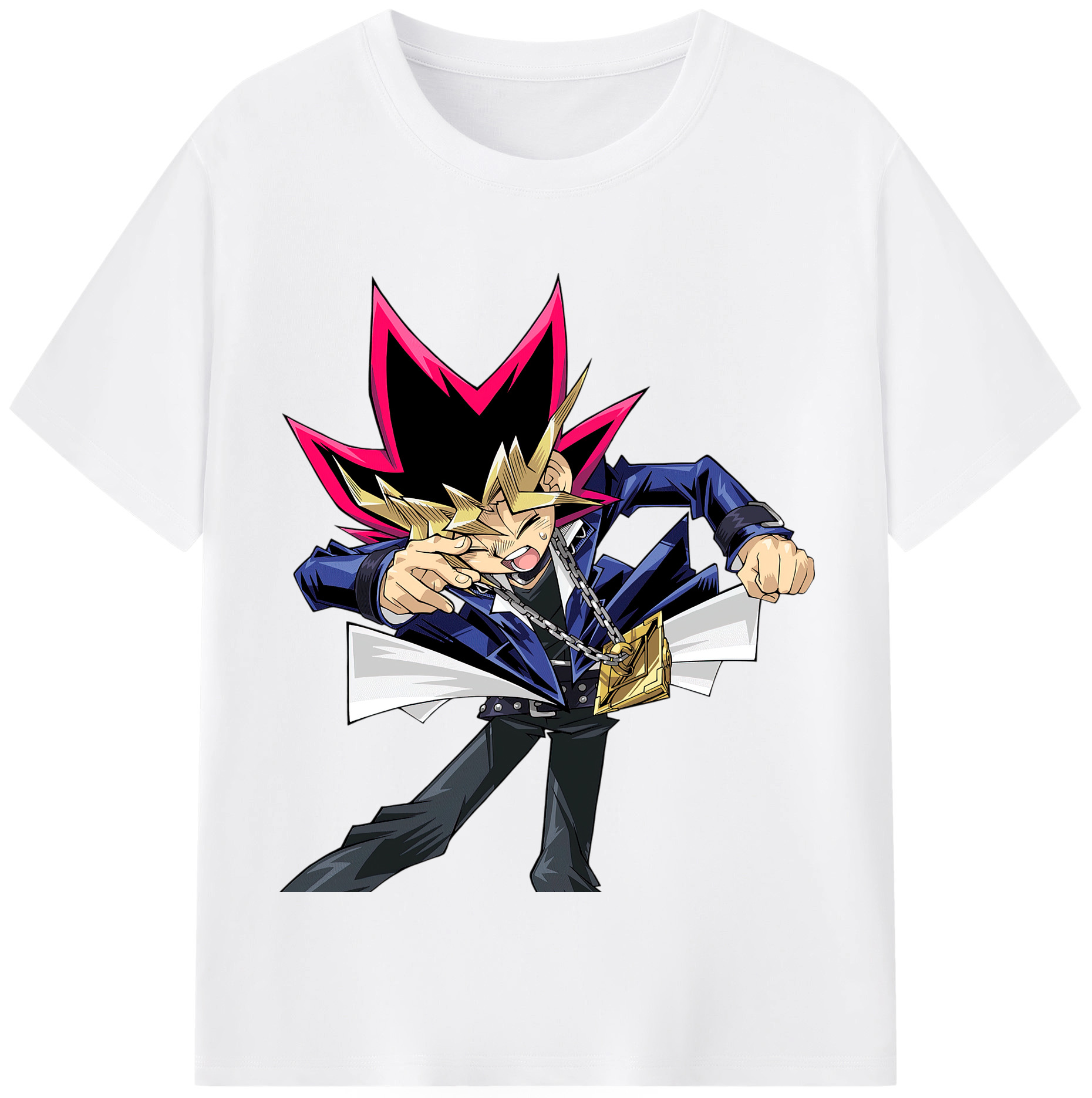 （画像用） 遊☆戯☆王 Yu-Gi-Oh! 綿100％半袖Tシャツ（フロントプリント）