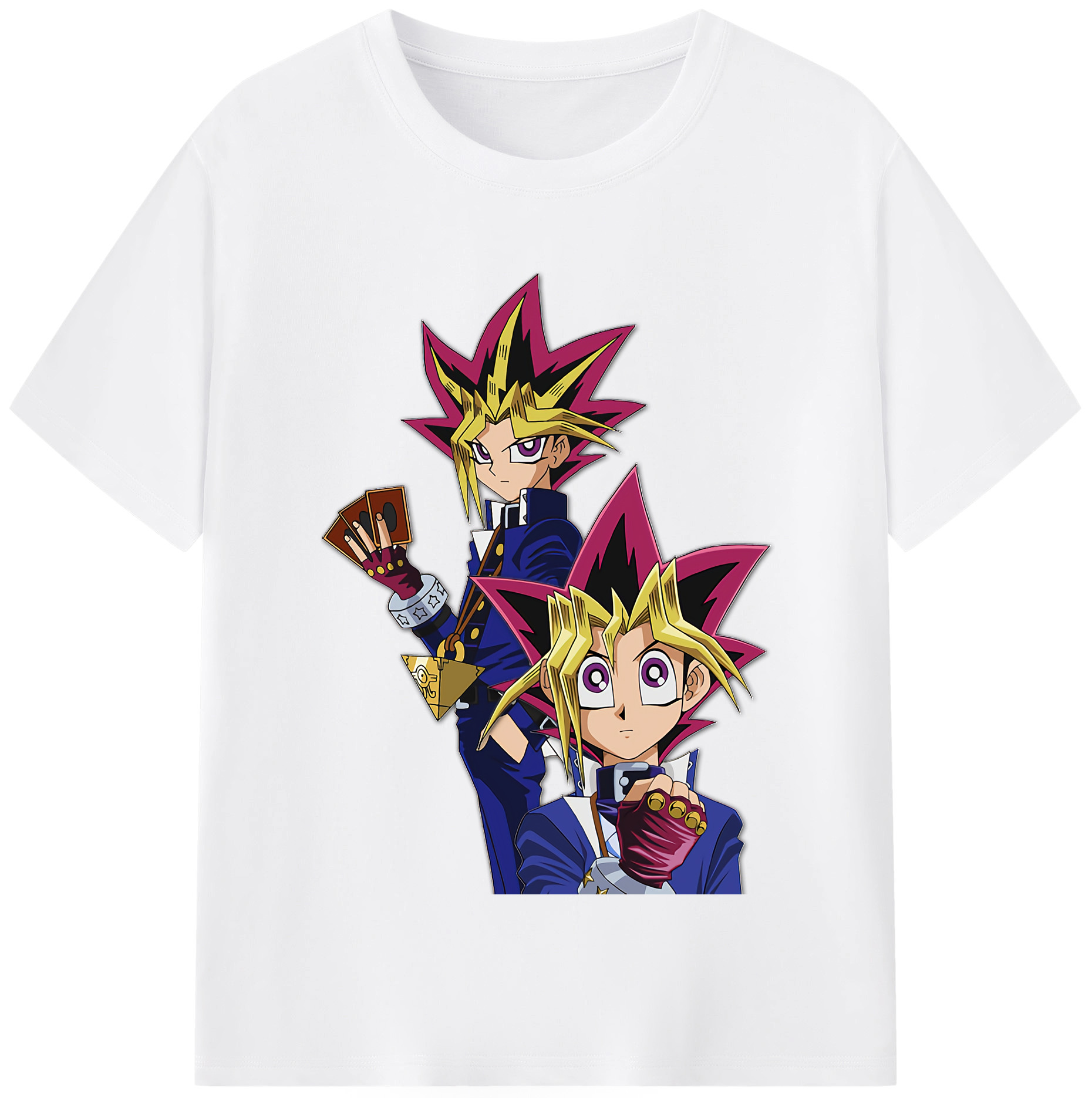 （画像用） 遊☆戯☆王 Yu-Gi-Oh! 綿100％半袖Tシャツ（フロントプリント）