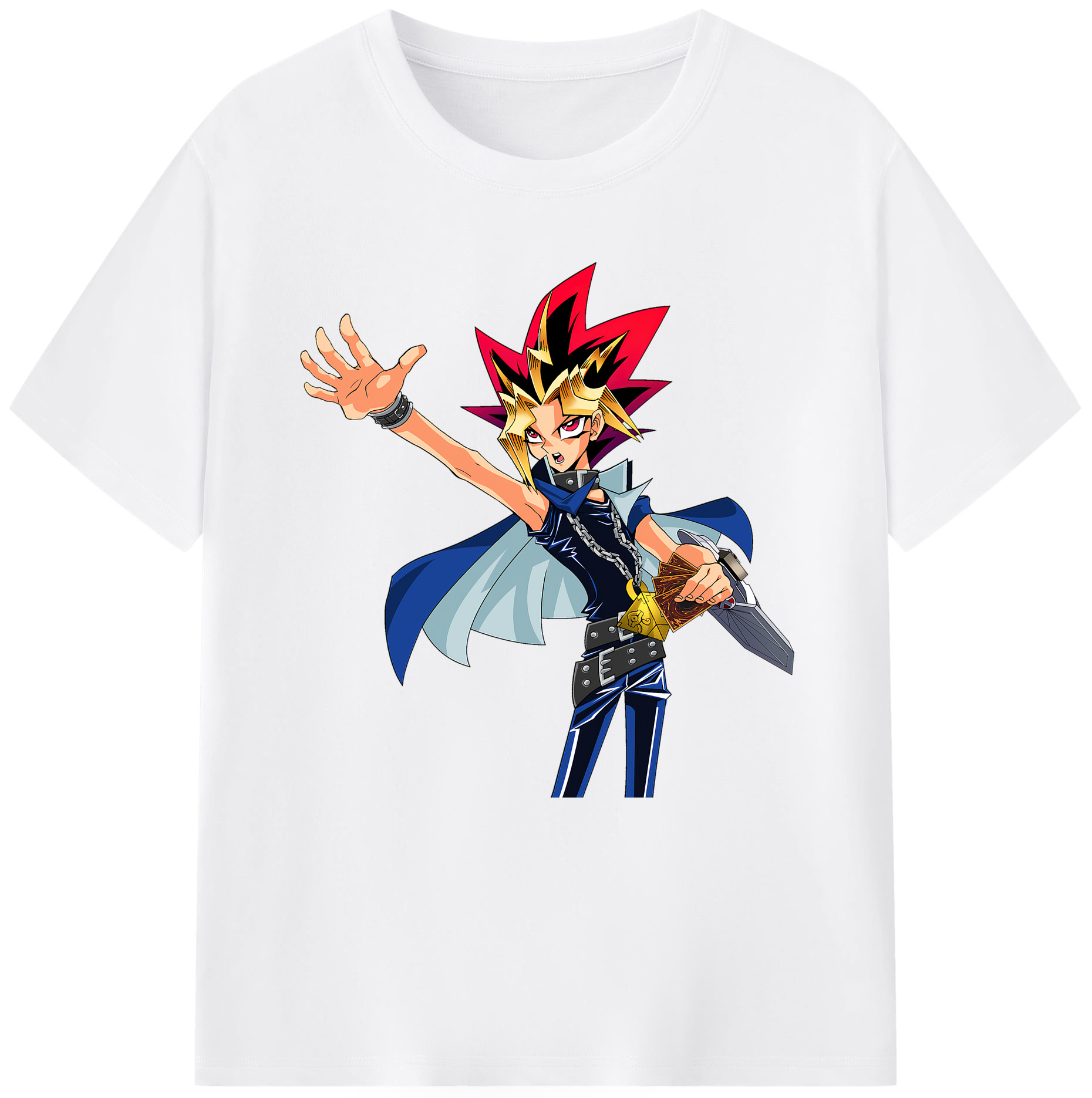 （画像用） 遊☆戯☆王 Yu-Gi-Oh! 綿100％半袖Tシャツ（フロントプリント）