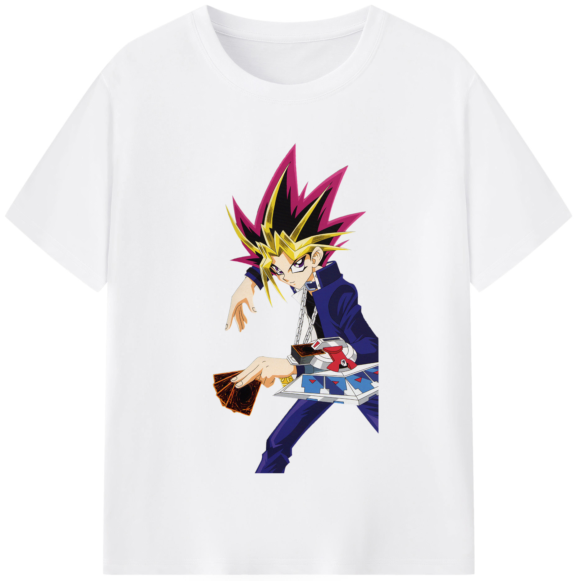 （画像用） 遊☆戯☆王 Yu-Gi-Oh! 綿100％半袖Tシャツ（フロントプリント）