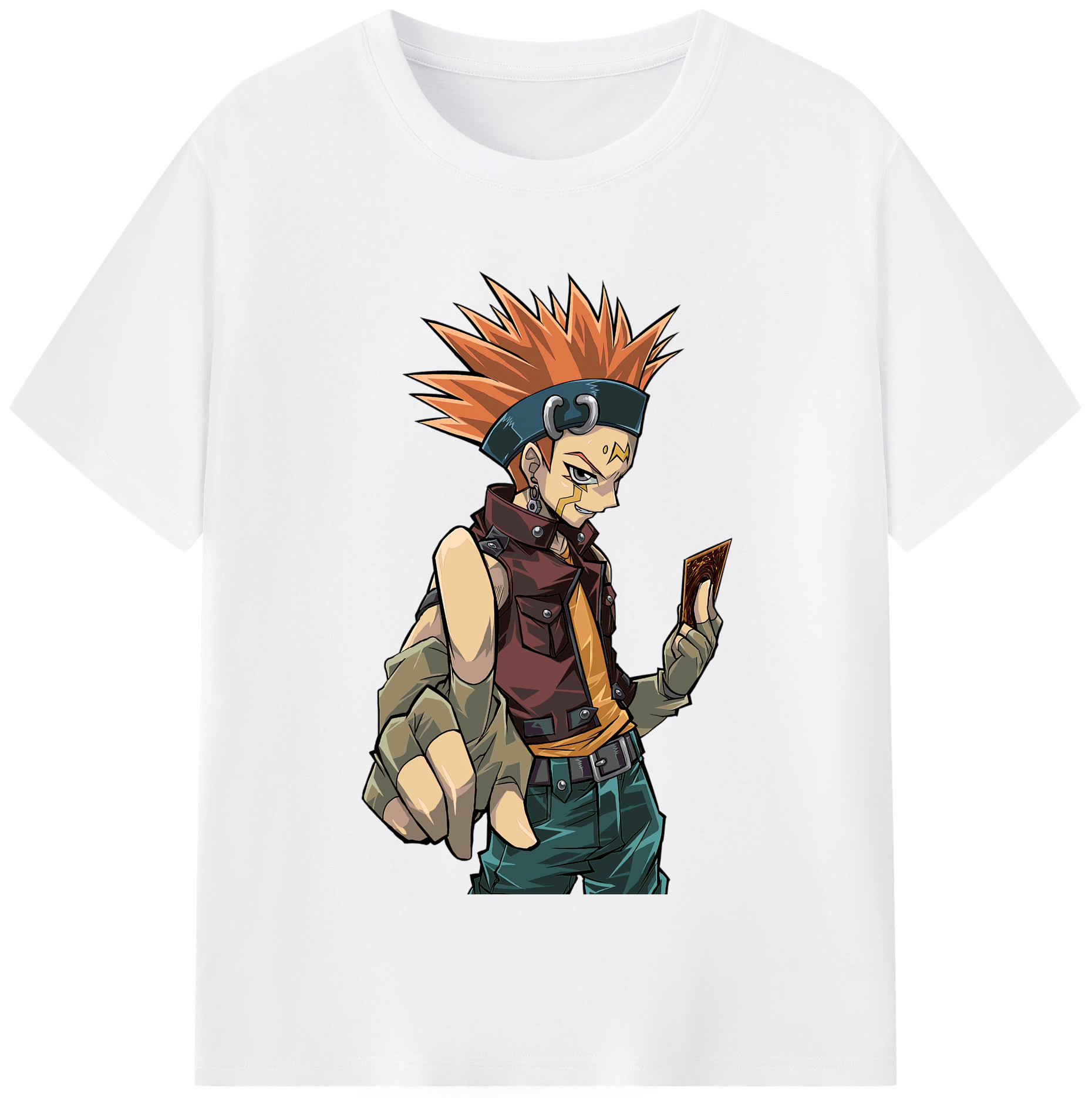 （画像用） 遊☆戯☆王 Yu-Gi-Oh! 綿100％半袖Tシャツ（フロントプリント）