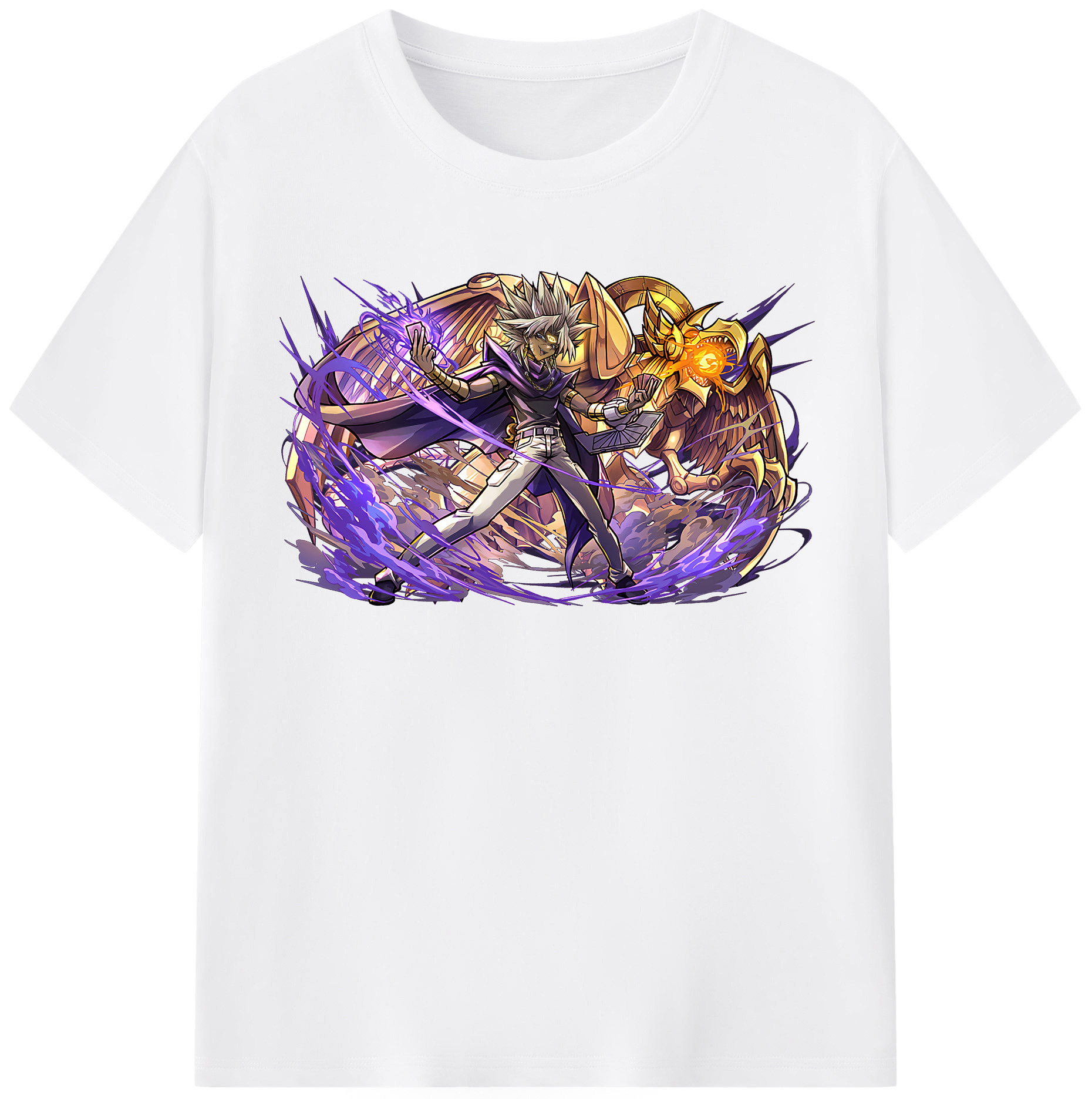（画像用） 遊☆戯☆王 Yu-Gi-Oh! 綿100％半袖Tシャツ（フロントプリント）