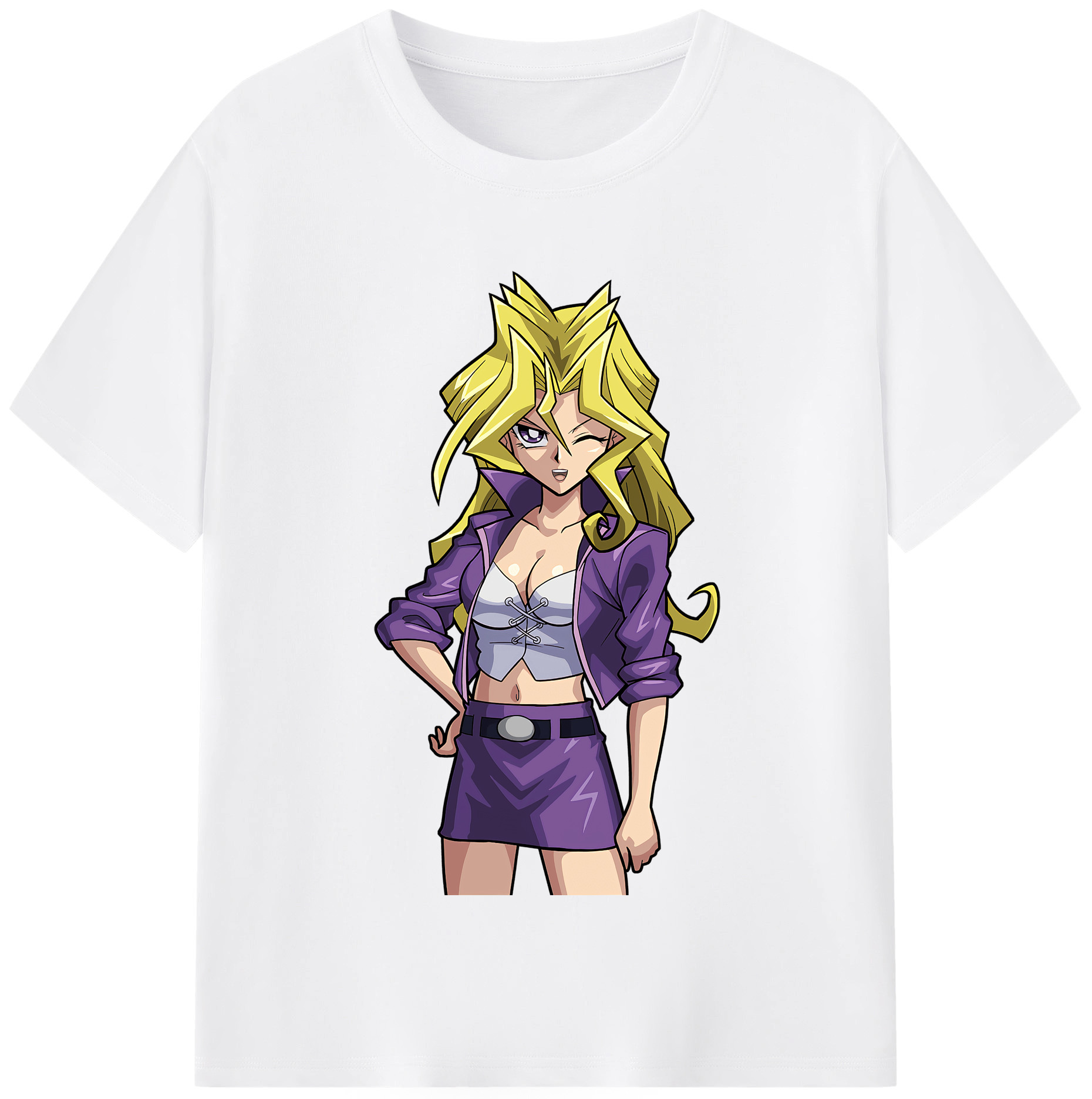 （画像用） 遊☆戯☆王 Yu-Gi-Oh! 綿100％半袖Tシャツ（フロントプリント）