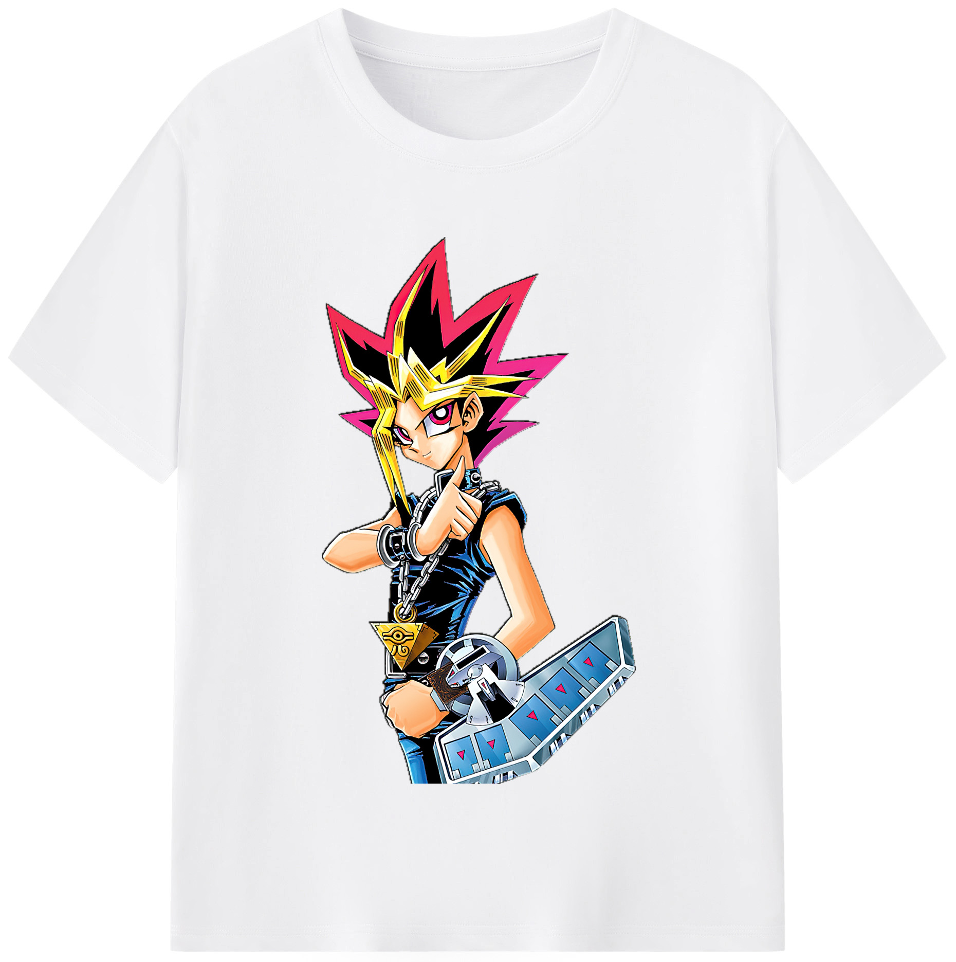 （画像用） 遊☆戯☆王 Yu-Gi-Oh! 綿100％半袖Tシャツ（フロントプリント）