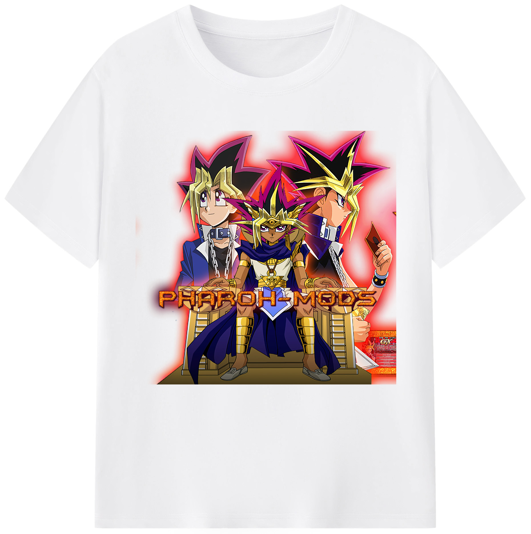 （画像用） 遊☆戯☆王 Yu-Gi-Oh! 綿100％半袖Tシャツ（フロントプリント）